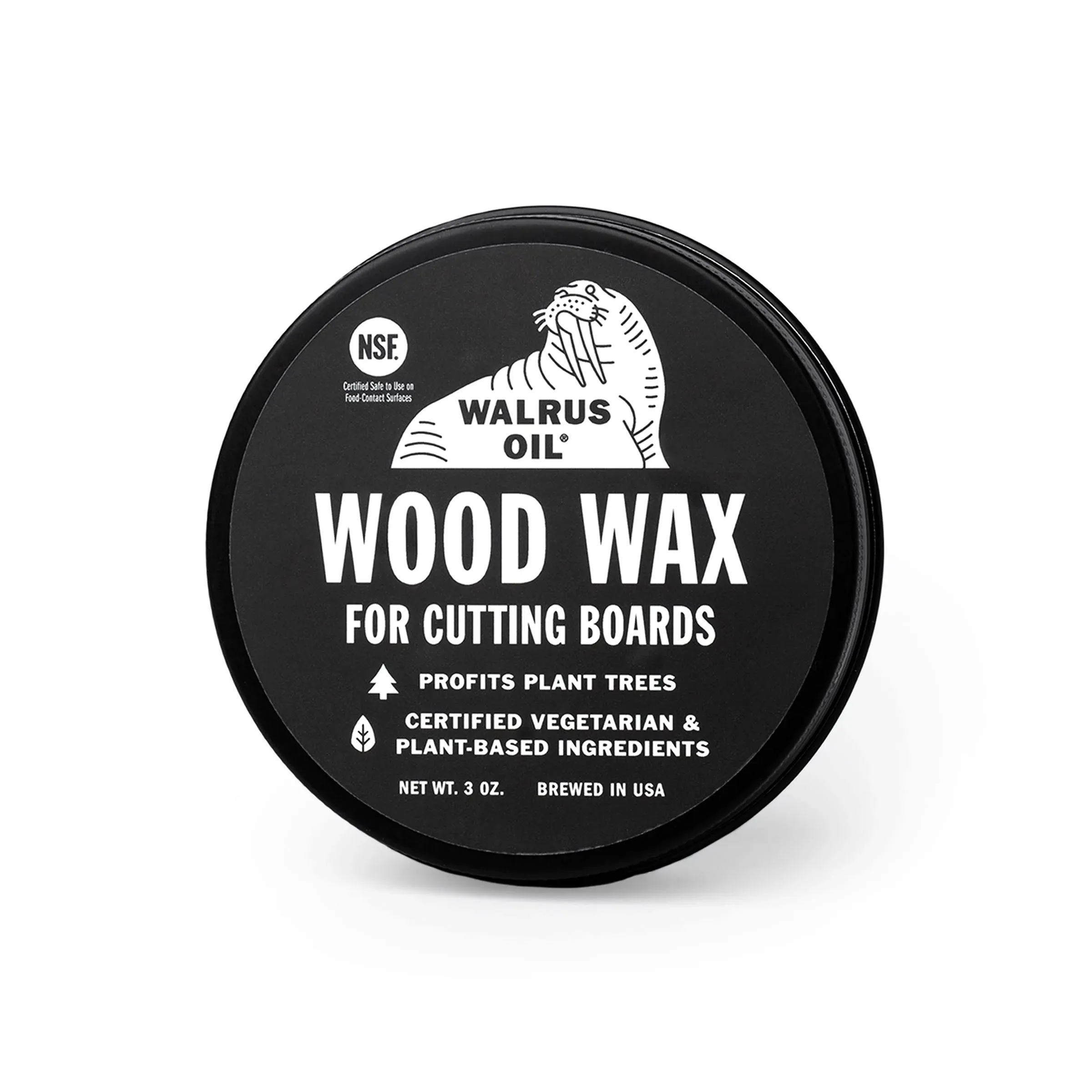 Walrus Oil Cutting Board Wood Wax 3oz