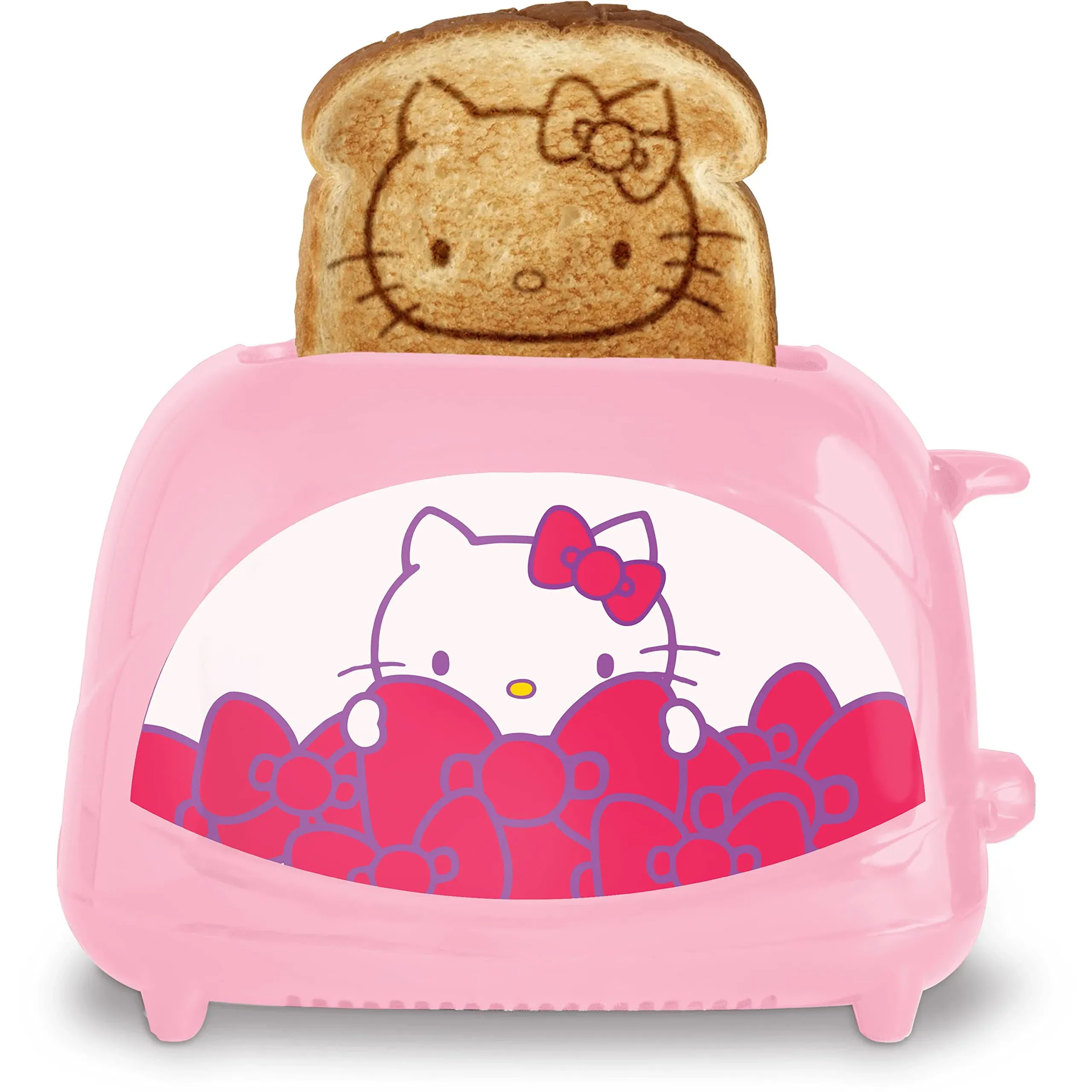 Uncanny Brands Hello Kitty Two-Slice Toaster- Toasts Your Favorite Kitty On Your Toast 