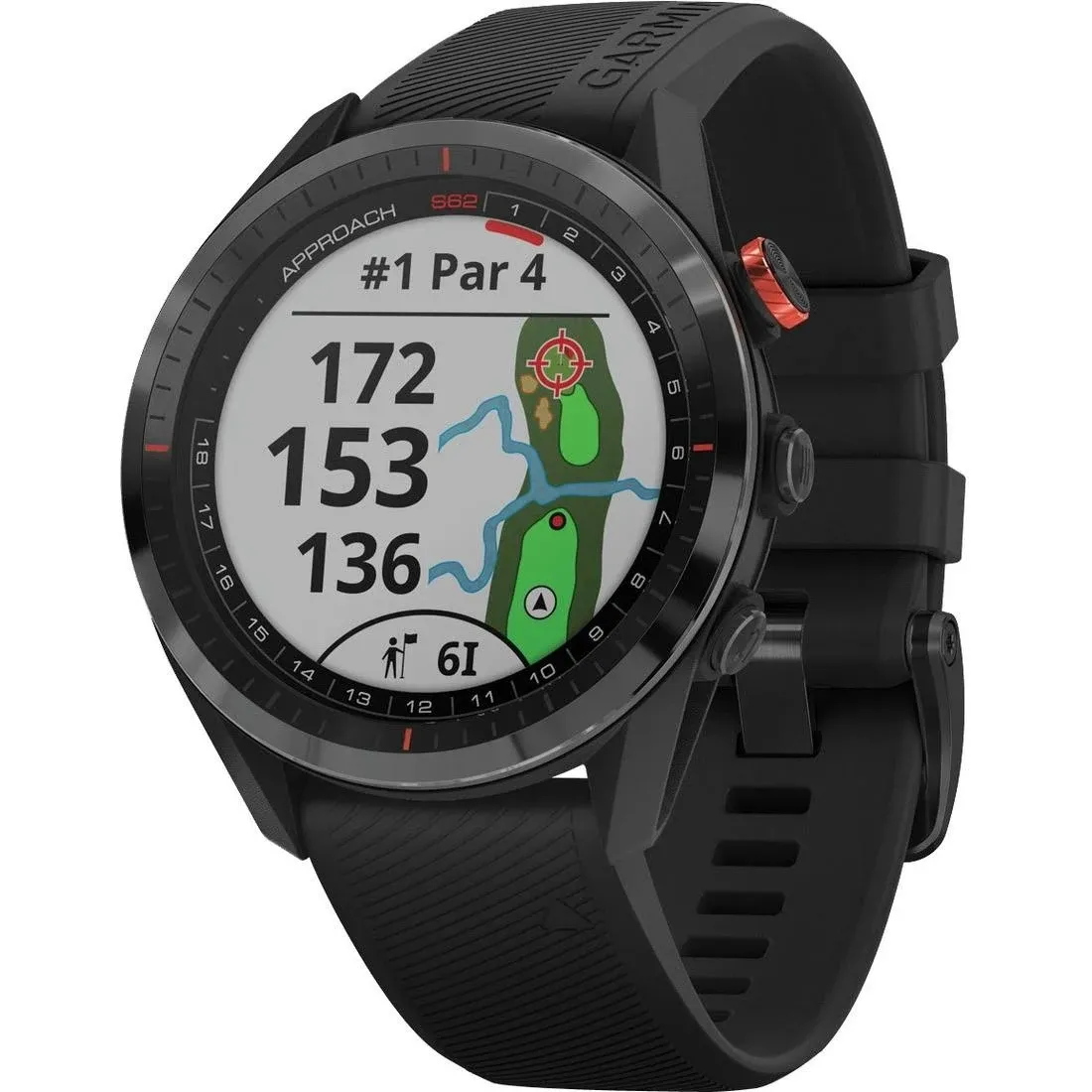 Garmin Approach S62 GPS Golf Watch (Black)