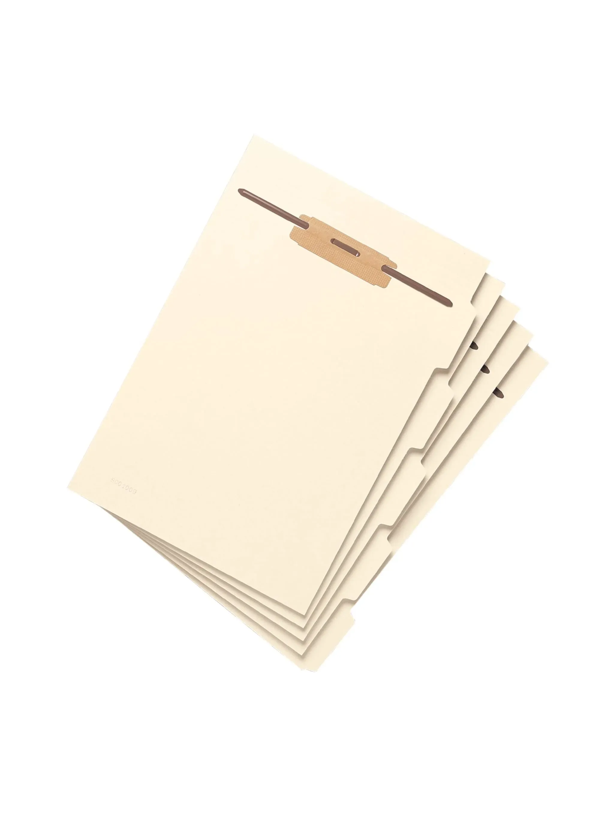 Smead Stackable Side Tab Letter Size Folder Dividers with Fastener,