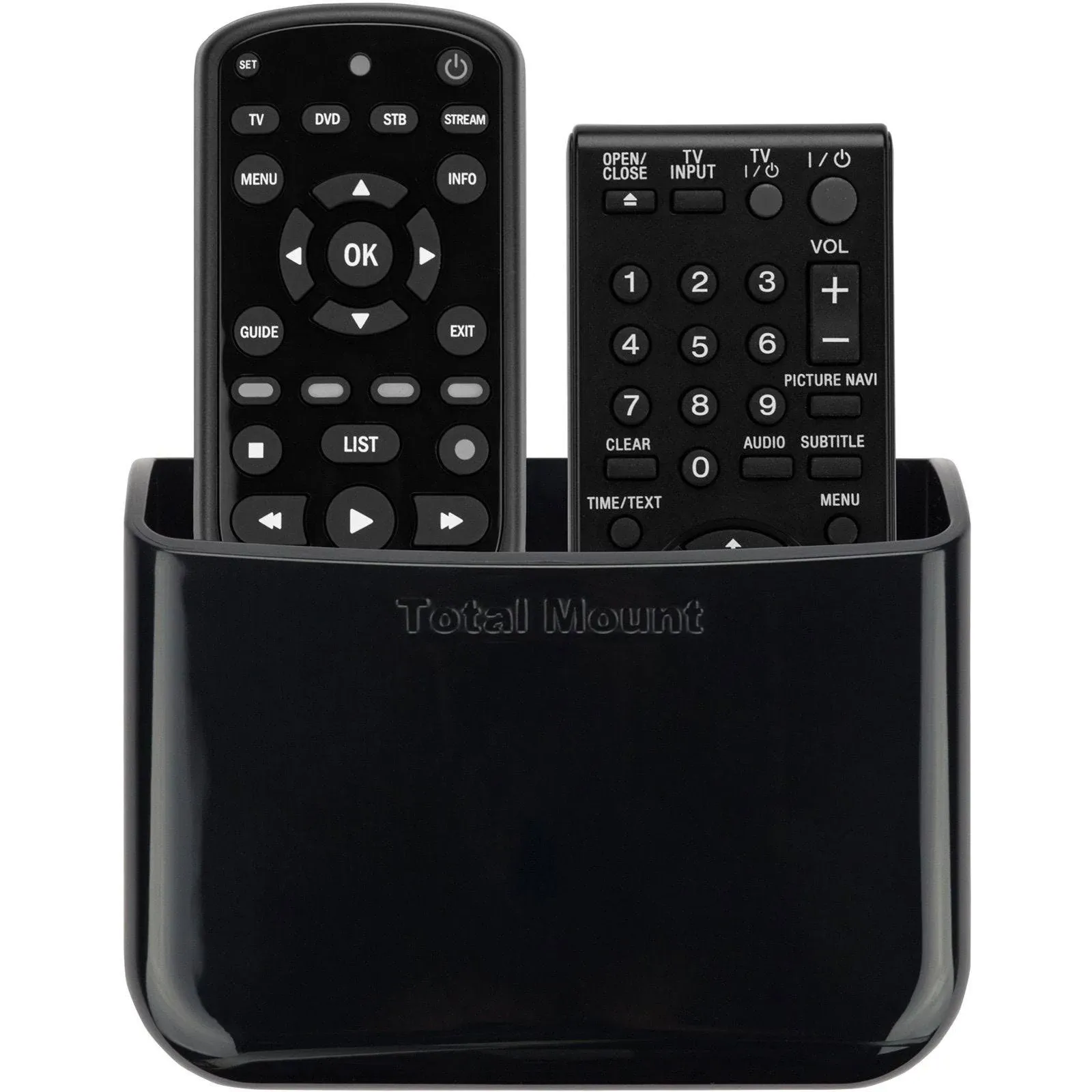 TotalMount Universal Remote Control Holder – Attaches to Wall or Back of TV –...