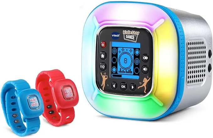 VTech Kidi Star Dance Light Up Kids Dance Toy With 2 Motion Activated Bands New