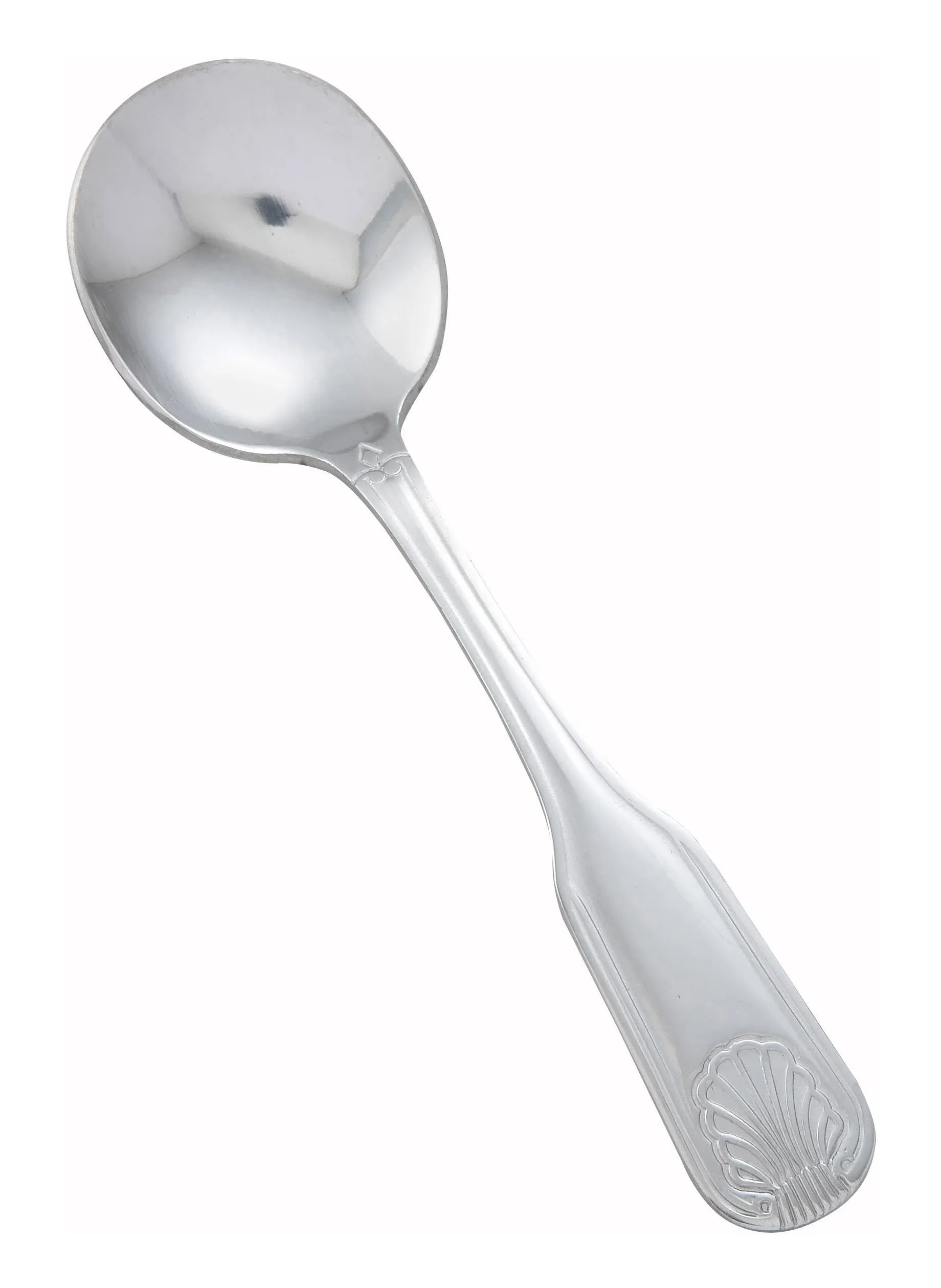 Winco 12-Piece Toulouse Bouillon Spoon Set, 18-0 Extra Heavy Weight Stainless Steel