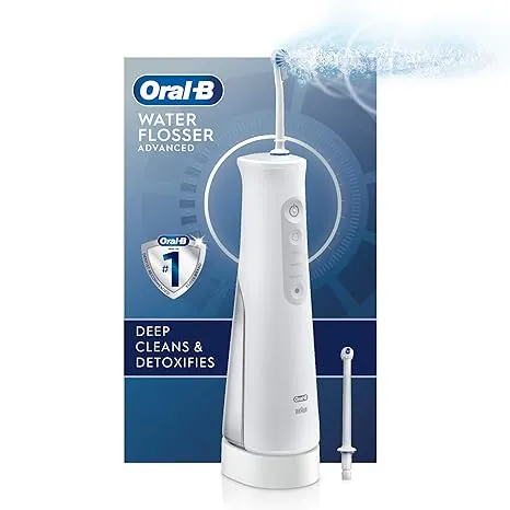 Oral-B Irrigador oral portátil inalámbrico con 2 boquillas