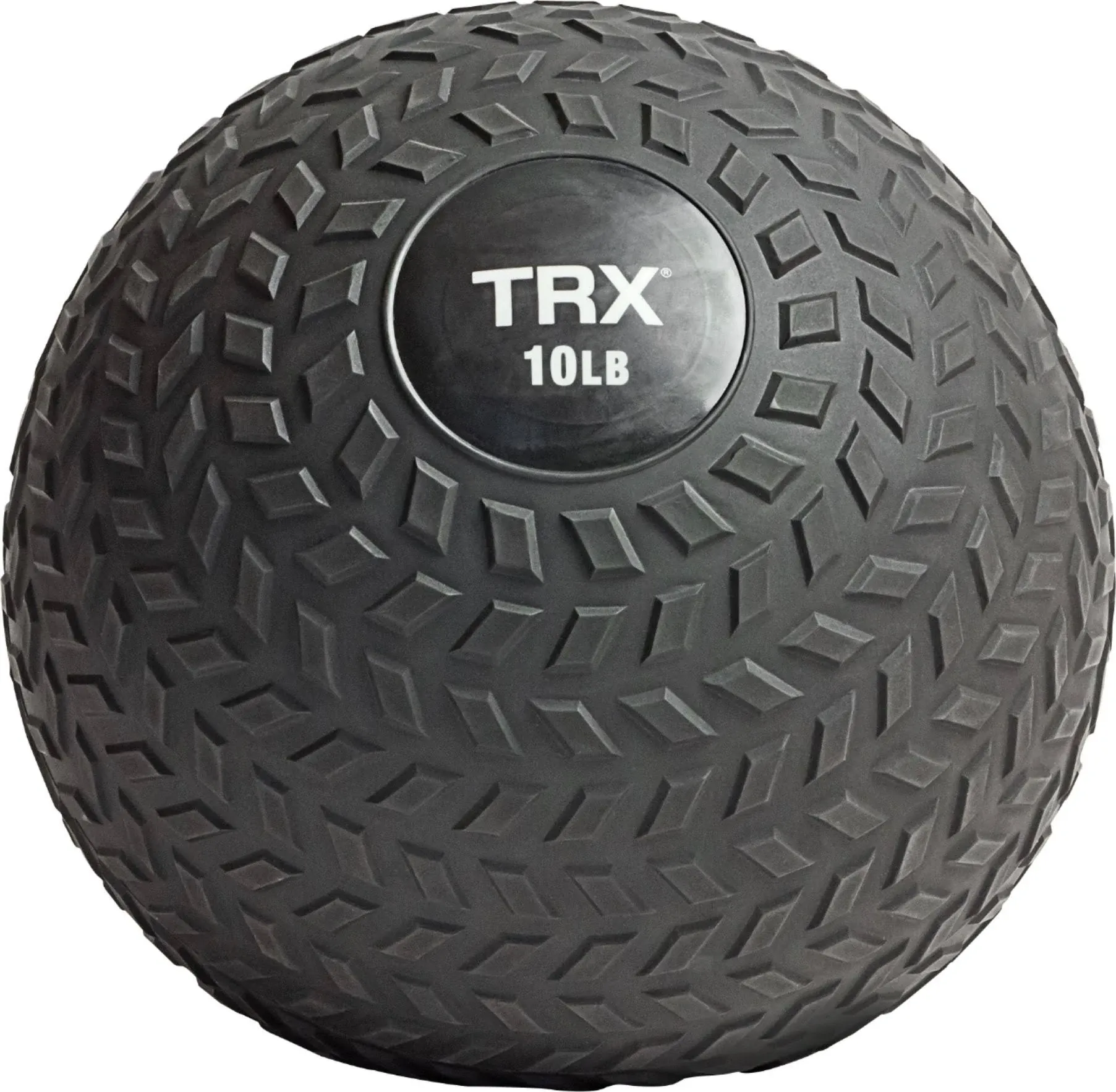 TRX 10 Pound Weighted Slam Ball for Full Body High Intensity Workouts, Black