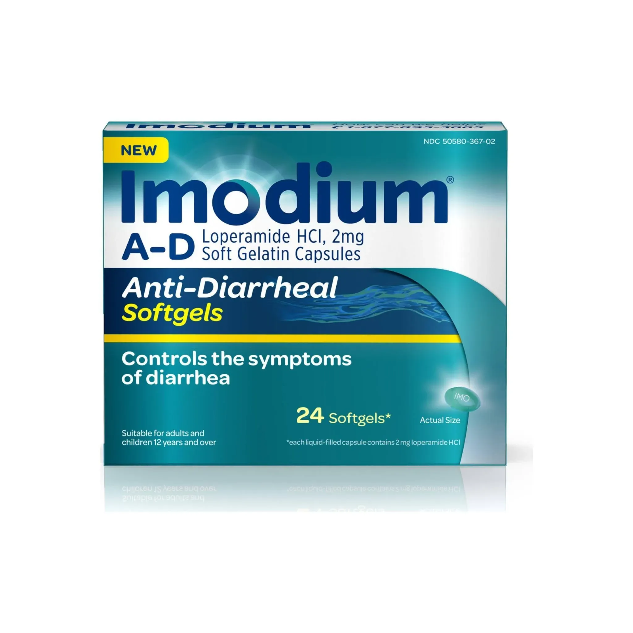 Imodium A-D Anti-Diarrheal Softgels