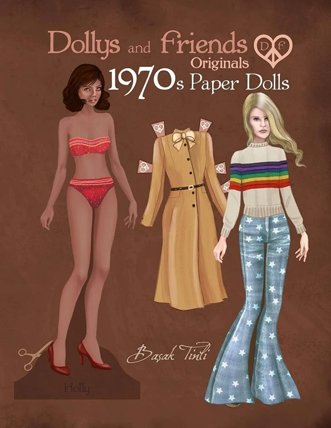 Dollys and Friends Originals 1970s Paper Dolls: Seventies Vintage Fashion Dress ...