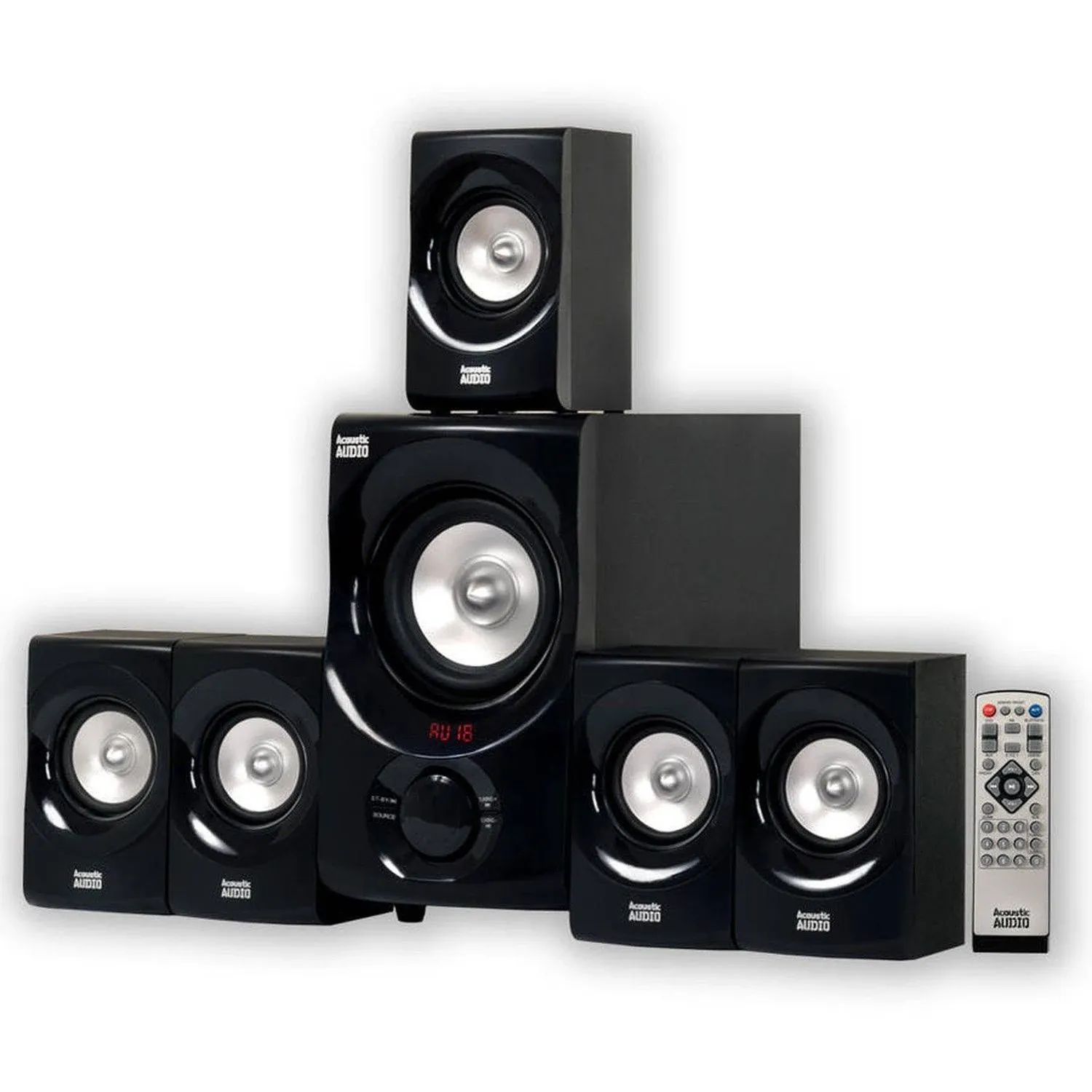 Powered 5.1 Multimedia Home Theater Speaker System