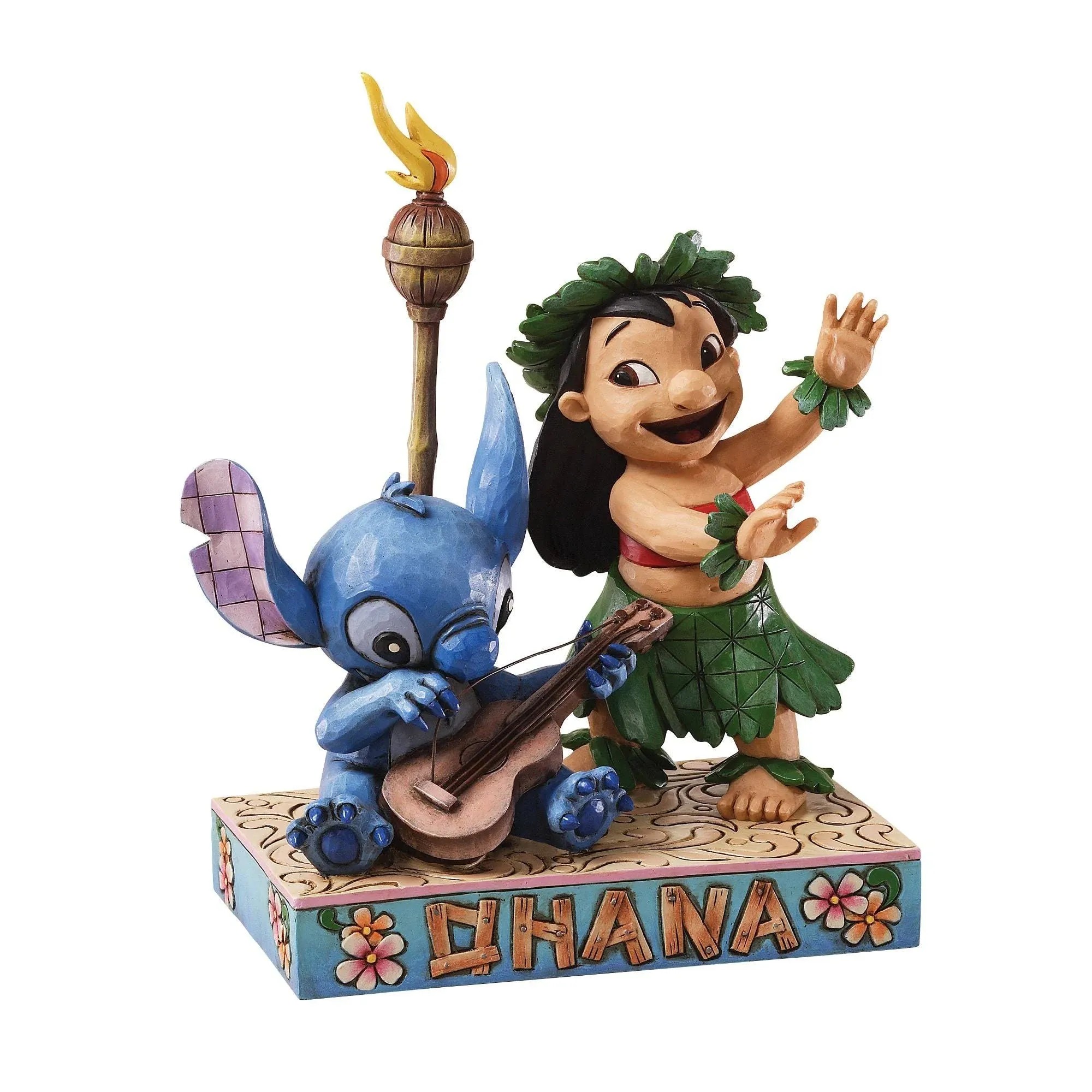 Jim Shore Disney Traditions Lilo and Stitch Ohana 7IN STATUE