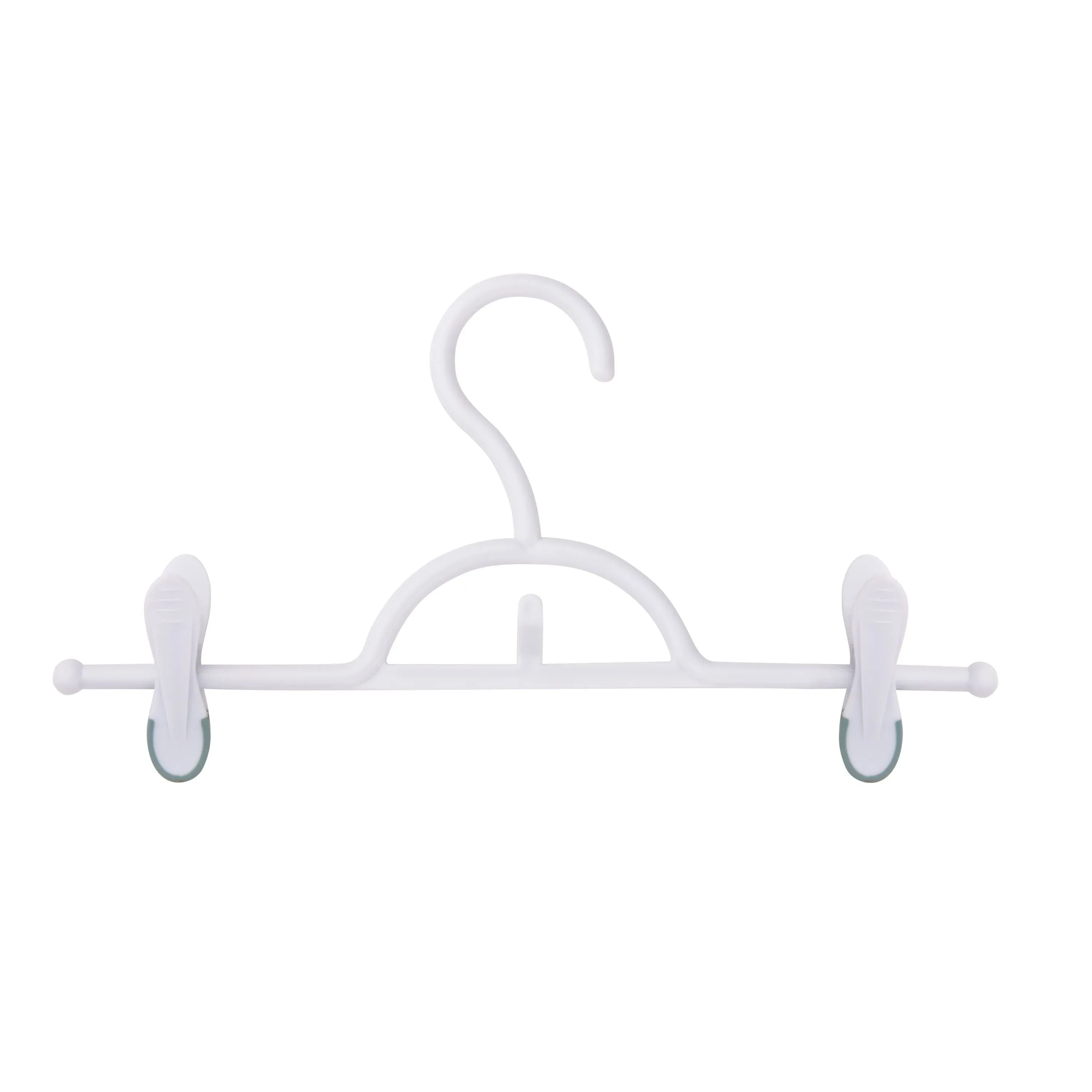 Honey-Can-Do 12-Pack Soft Touch Pant Hangers, White