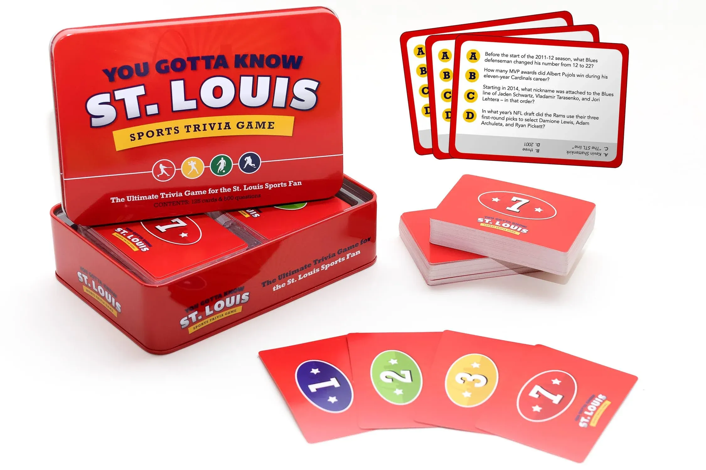 NEW You Gotta Know St. Louis Sports Trivia Game Tin SEALED