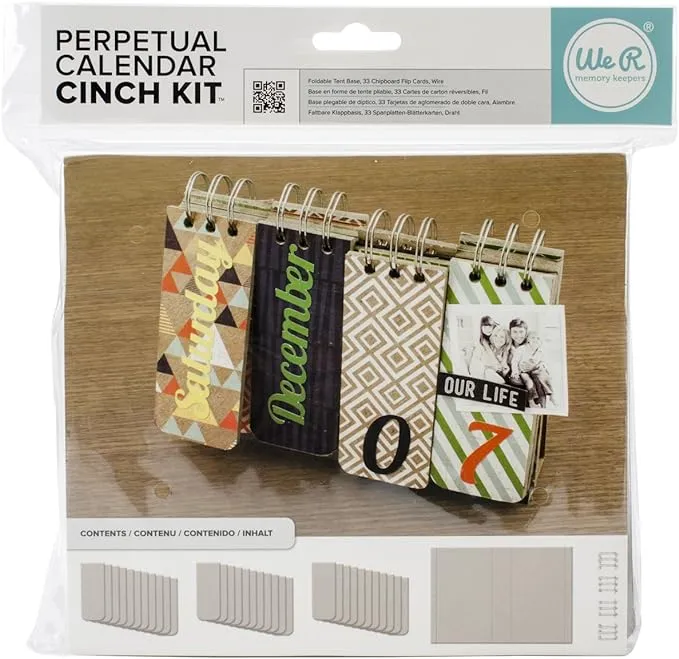 We R Memory Keepers Cinch Perpetual Calendar Kit New