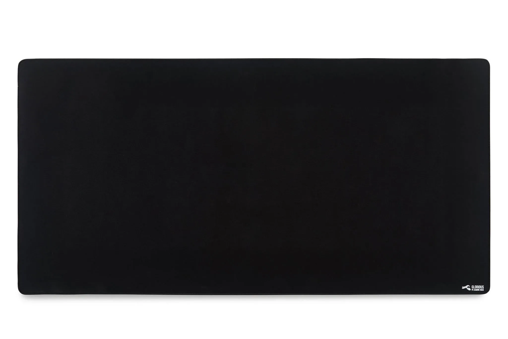 Glorious 3XL Extended Gaming Mouse Mat/Pad - Large, Wide (3XL Extended) Black Cloth Mousepad, Stitched Edges | 24"x48" (G-3XL)