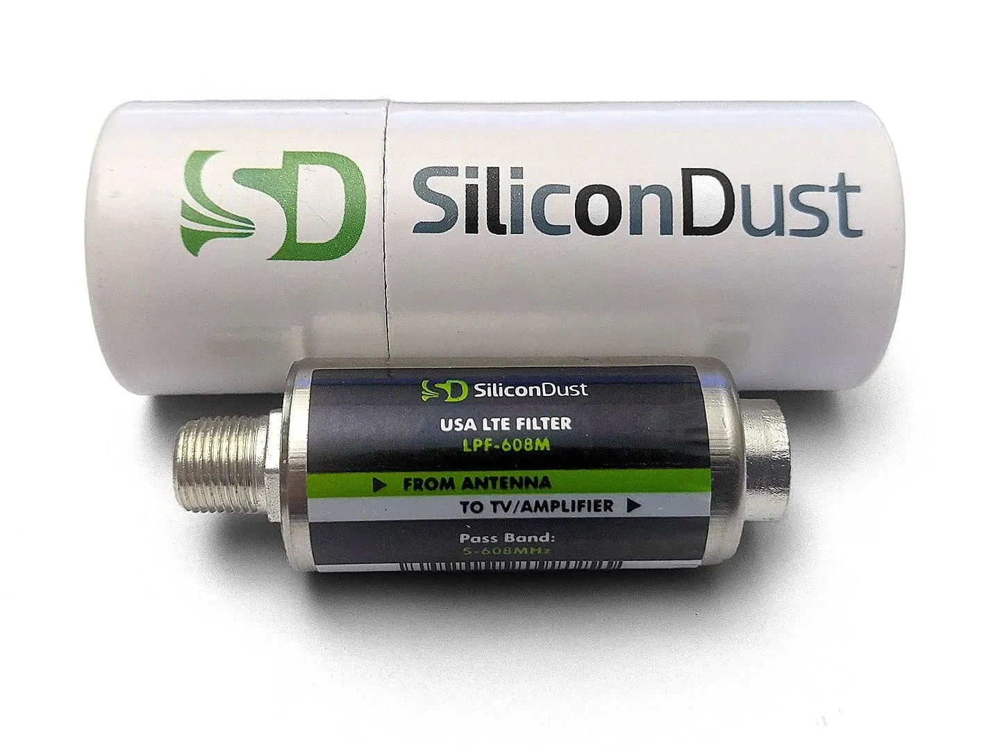 SiliconDust LPF-608M LTE Filter for TV Antennas USA 2020 Standard 600/608/618MHz