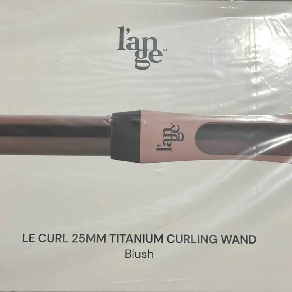 L&#039;ANGE HAIR Le Curl Titanium Curling Wand | Professional Curling Iron for All Ha