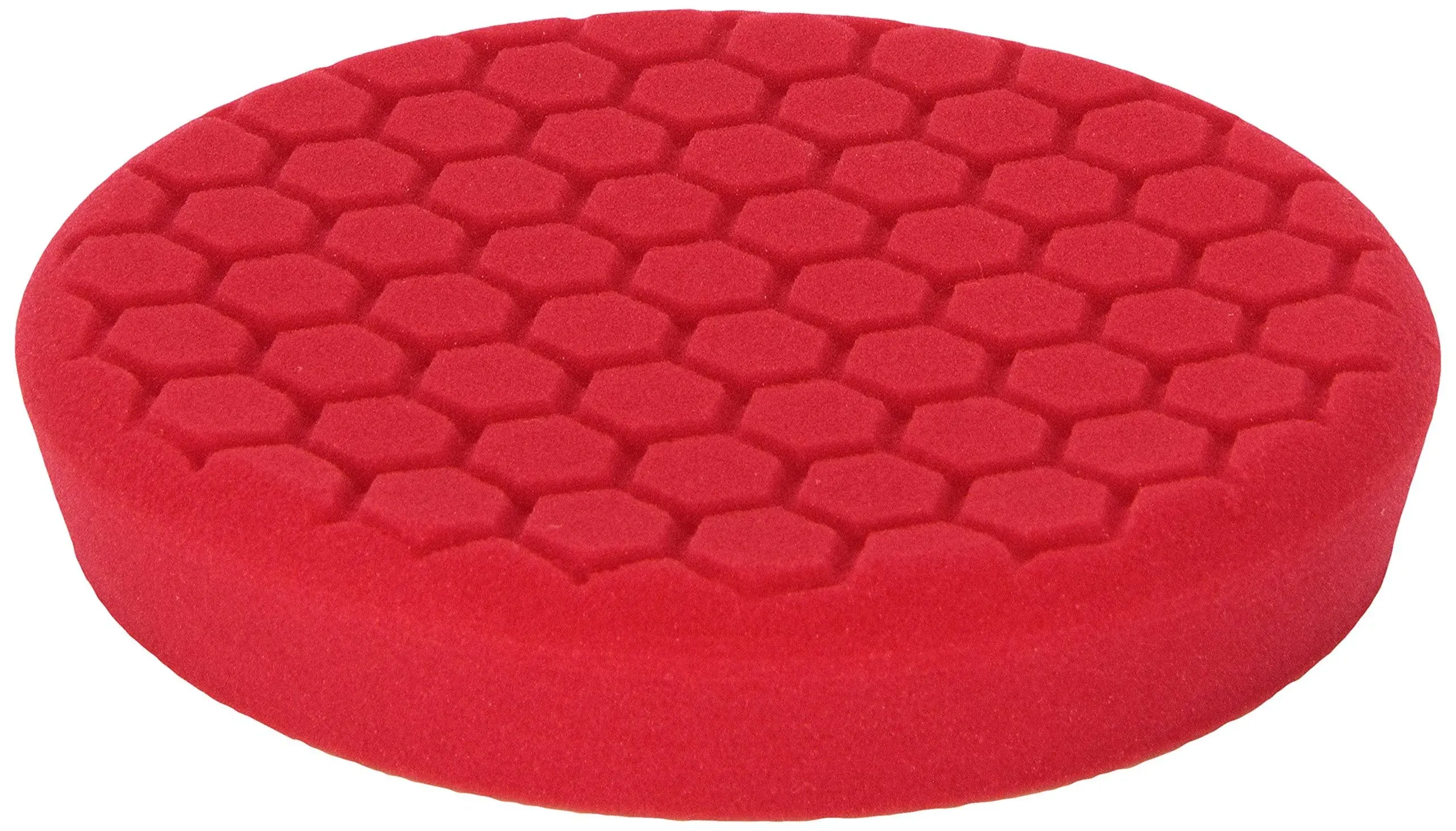 Chemical Guys BUFX_107_HEX - Self-Centered Hex Logic Perfection Micro-Fine Finishing Pad for Sealants and Waxes, Red (7.5 inch)