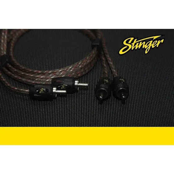 Stinger SI4417 17ft 4000 Series 4 Channel RCA's Directional Twisted