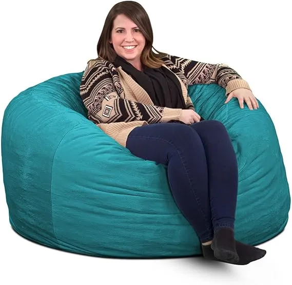 ULTIMATE SACK Convertible Bean Bag Chair to Cozy Sleeper, Versatile Sofa Bed & Futon Sofa Bed Alternative, Comfortable & Stylish for Living Room, Bedroom, Dorm, or Guest Room