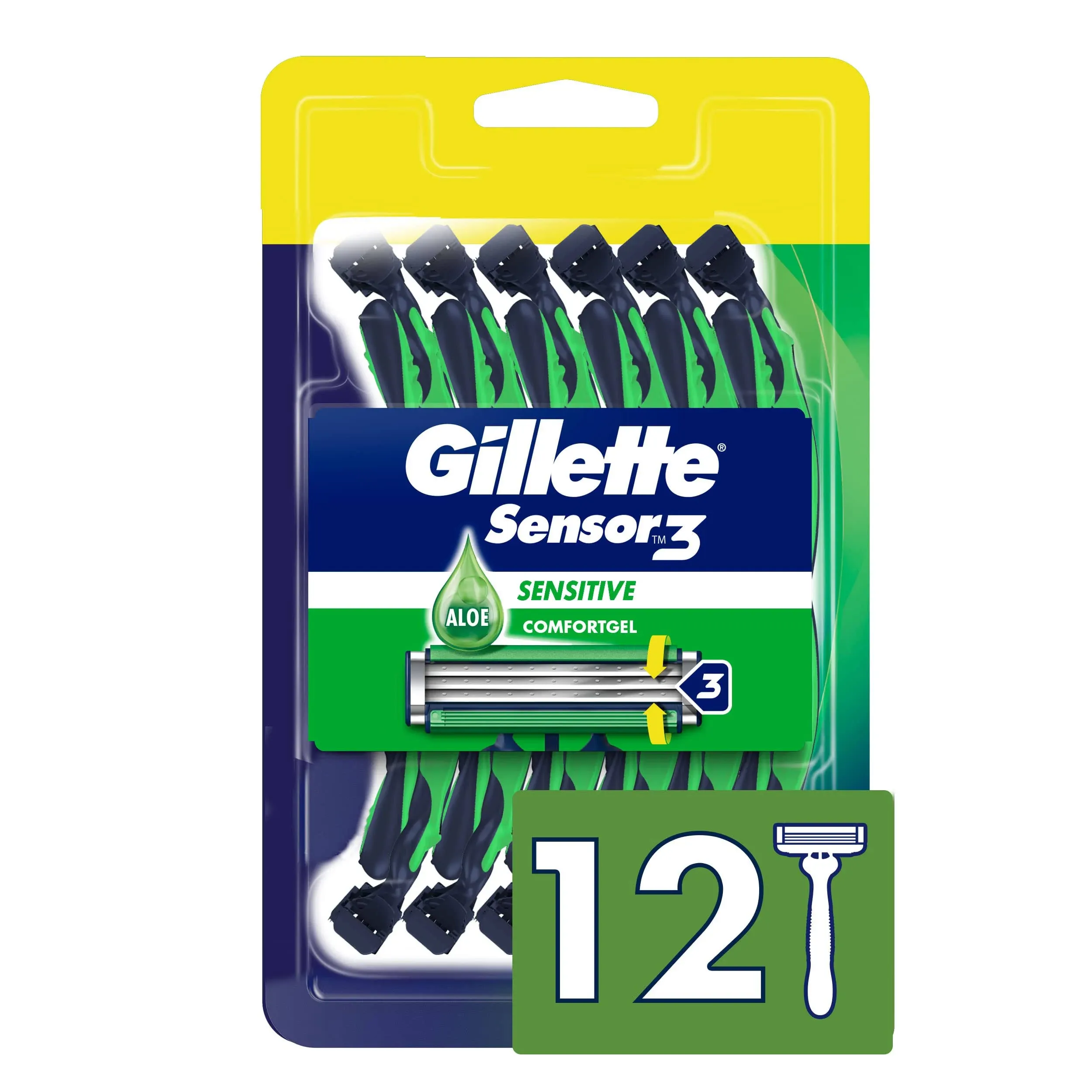 Gillette Sensor3 Sensitive Disposable