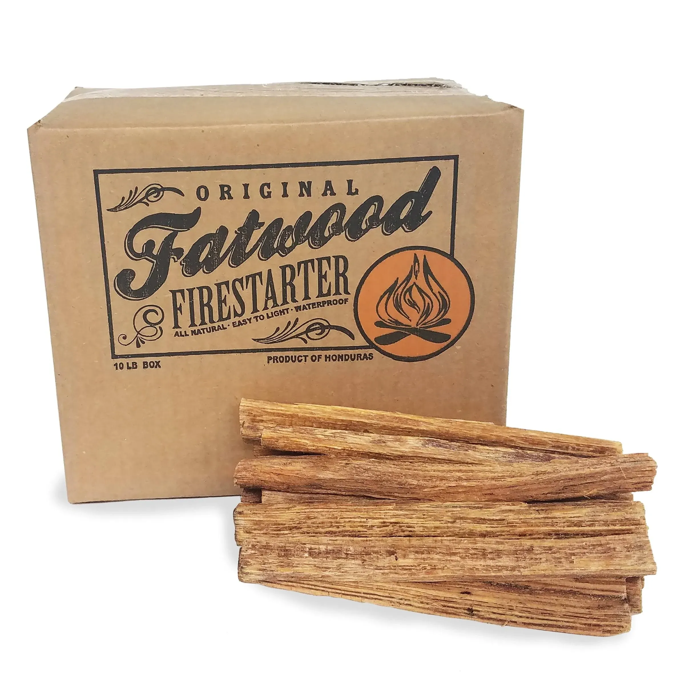 Earth Worth Fatwood Firestarter Kindling Sticks 10 lbs