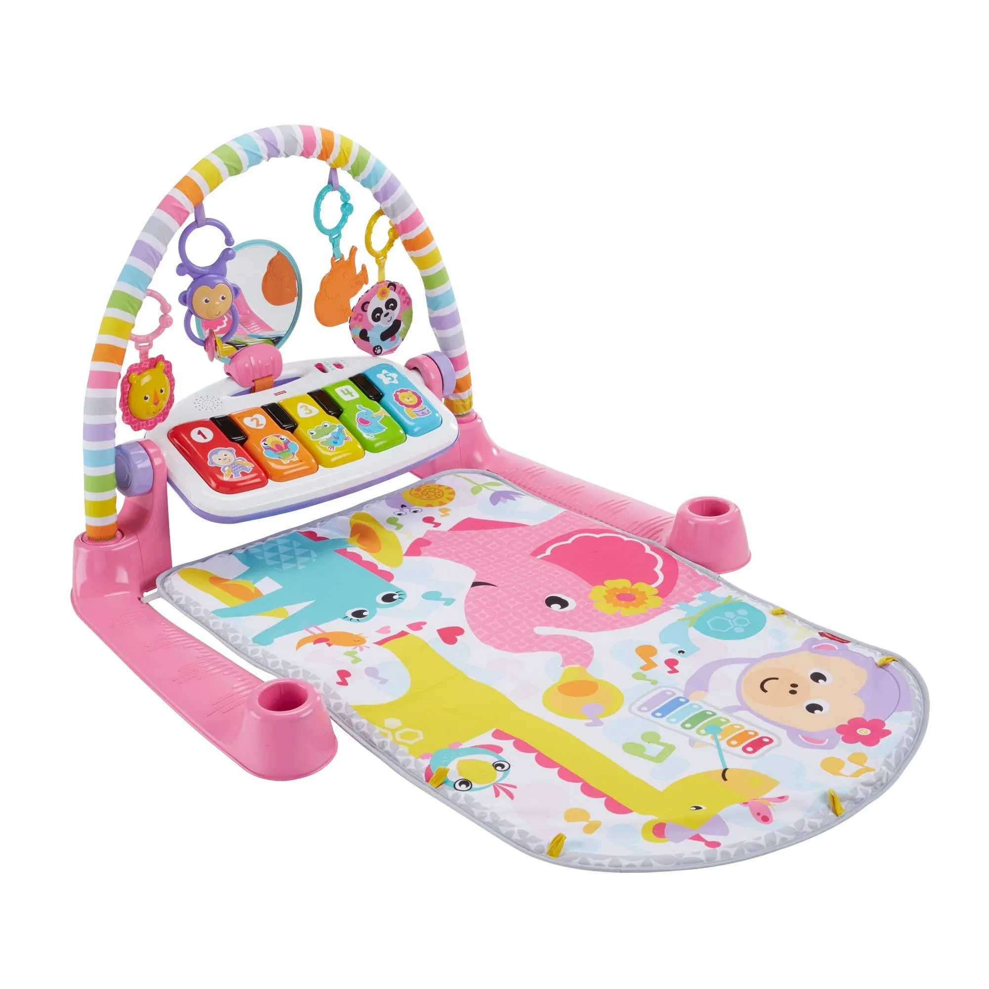 Fisher Price Deluxe Kick & Play Piano Gym - Pink