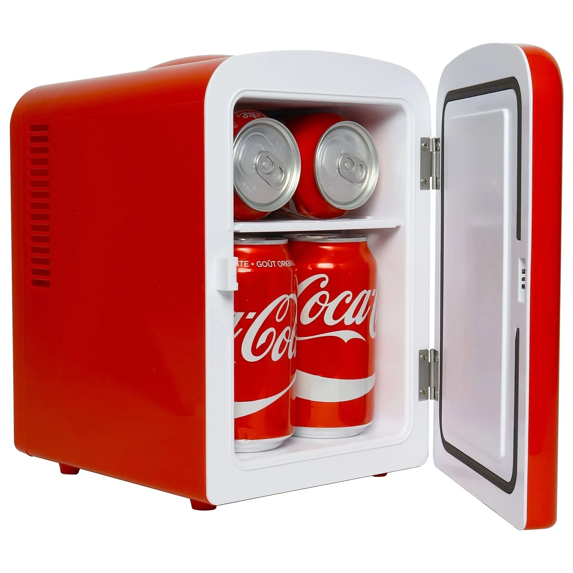 Coca Cola Classic Coke Bottle Mini Fridge | Red | 4L