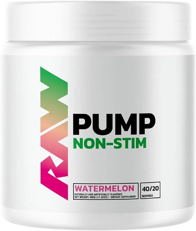 Raw Nutrition, Pump, без стимуляторов, со вкусом ананаса, 500 г (1,1 фунта)