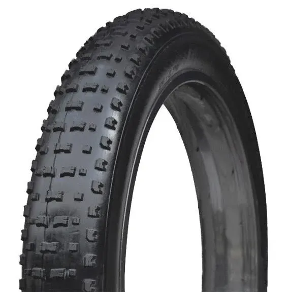 Vee Co. Snowshoe Studless Fat Bike 120 TPI Folding Bead Clincher Tire-Black