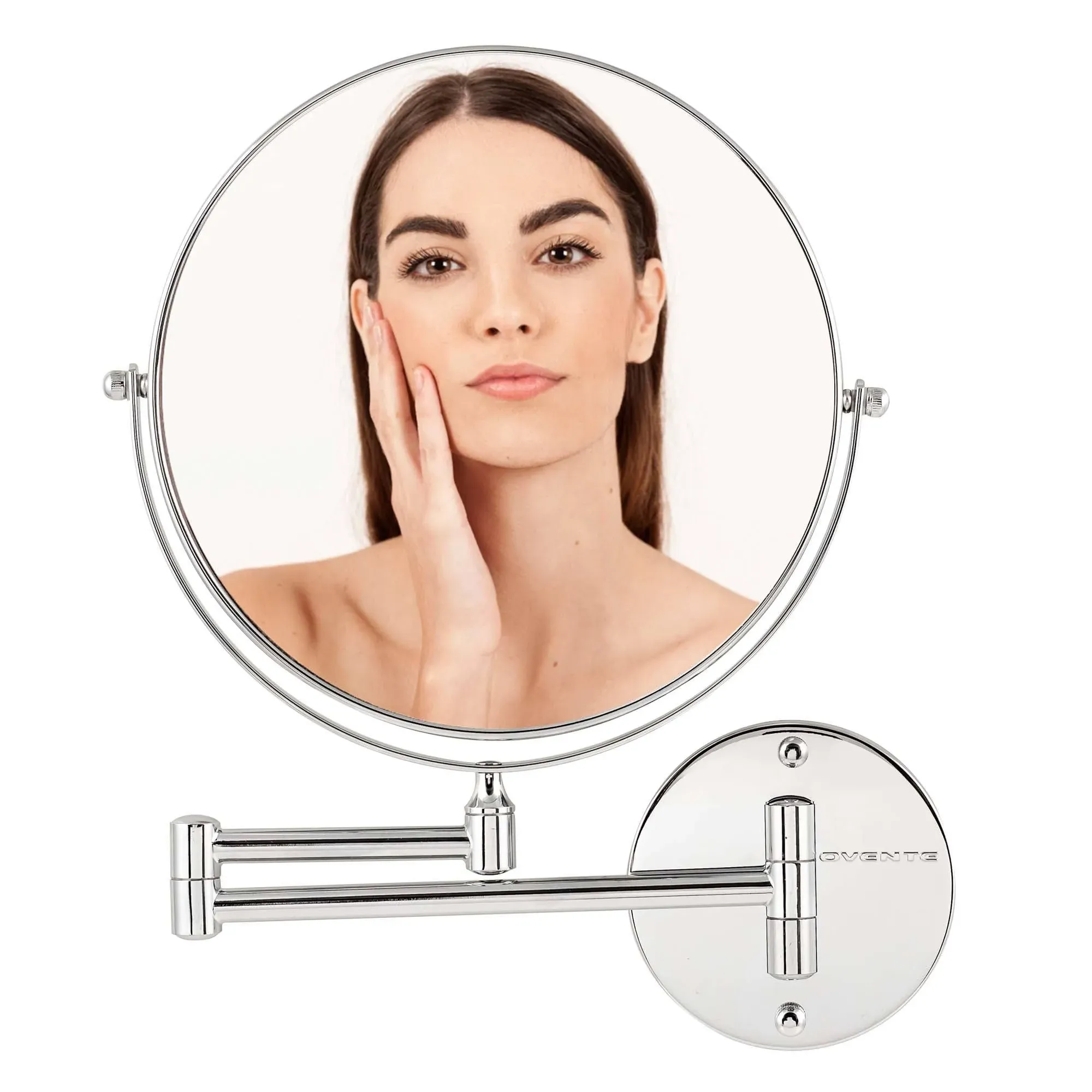 Ovente Wall Mounted Vanity Makeup Mirror