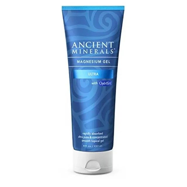 Ancient Minerals Magnesium Gel Ultra with OptiMSM 8oz