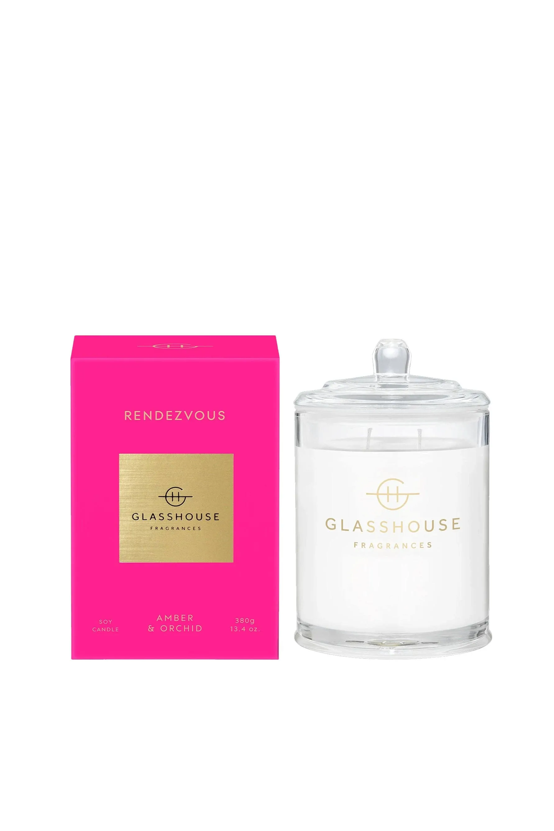 Glasshouse Rendezvous Candle  13.4oz/380g New With Box