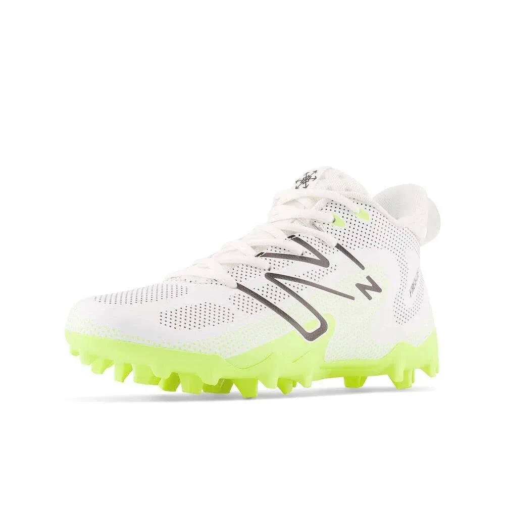 New Balance Freeze V4 Jr White Lacrosse Cleats