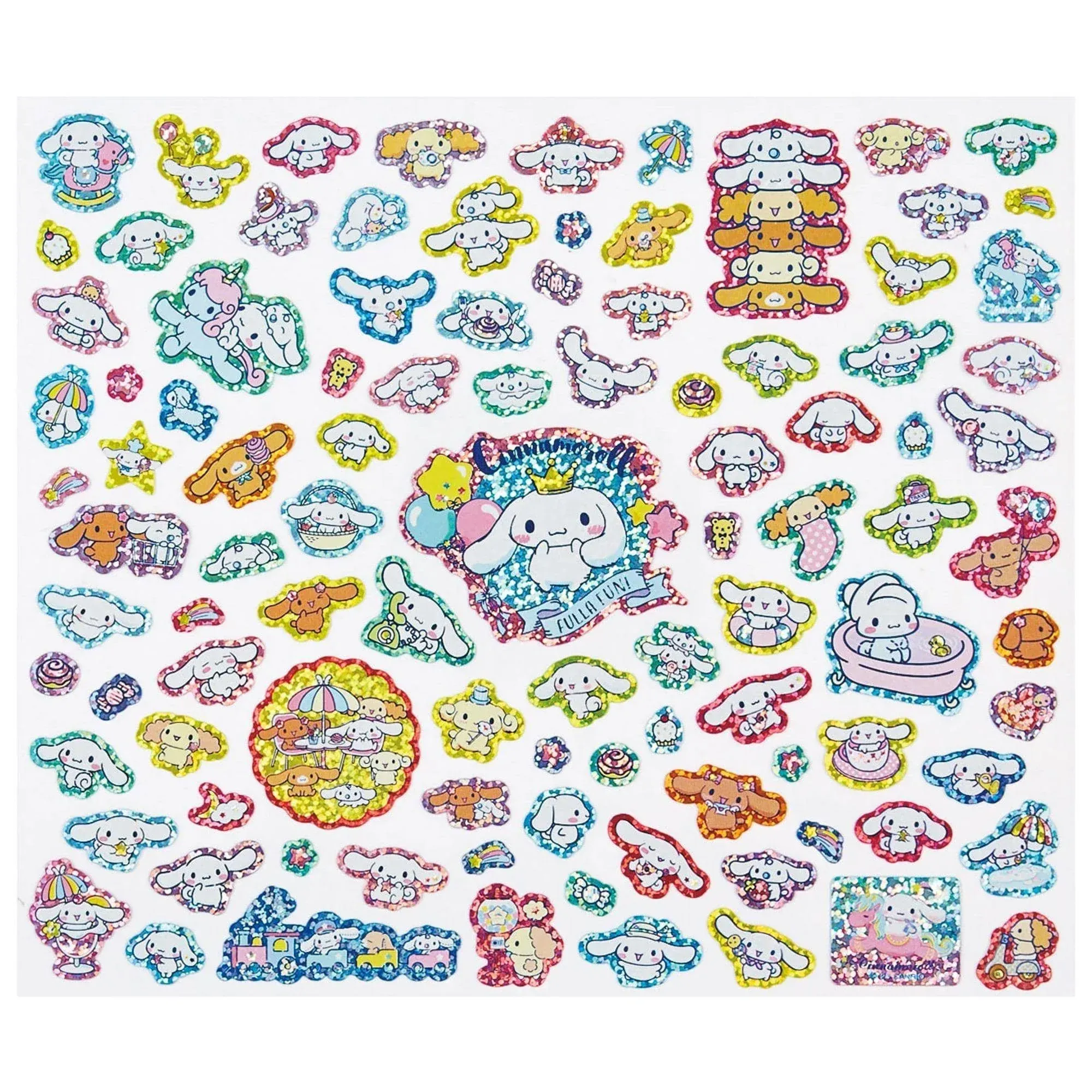 Sanrio Cinnamoroll Glitter Sticker Sheet