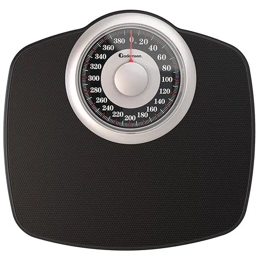 A25W Scales for Body Weight - Up to 400 LB - 5.3&#034; Dial on 12.4&#034; x 10.2&#034; Platf...