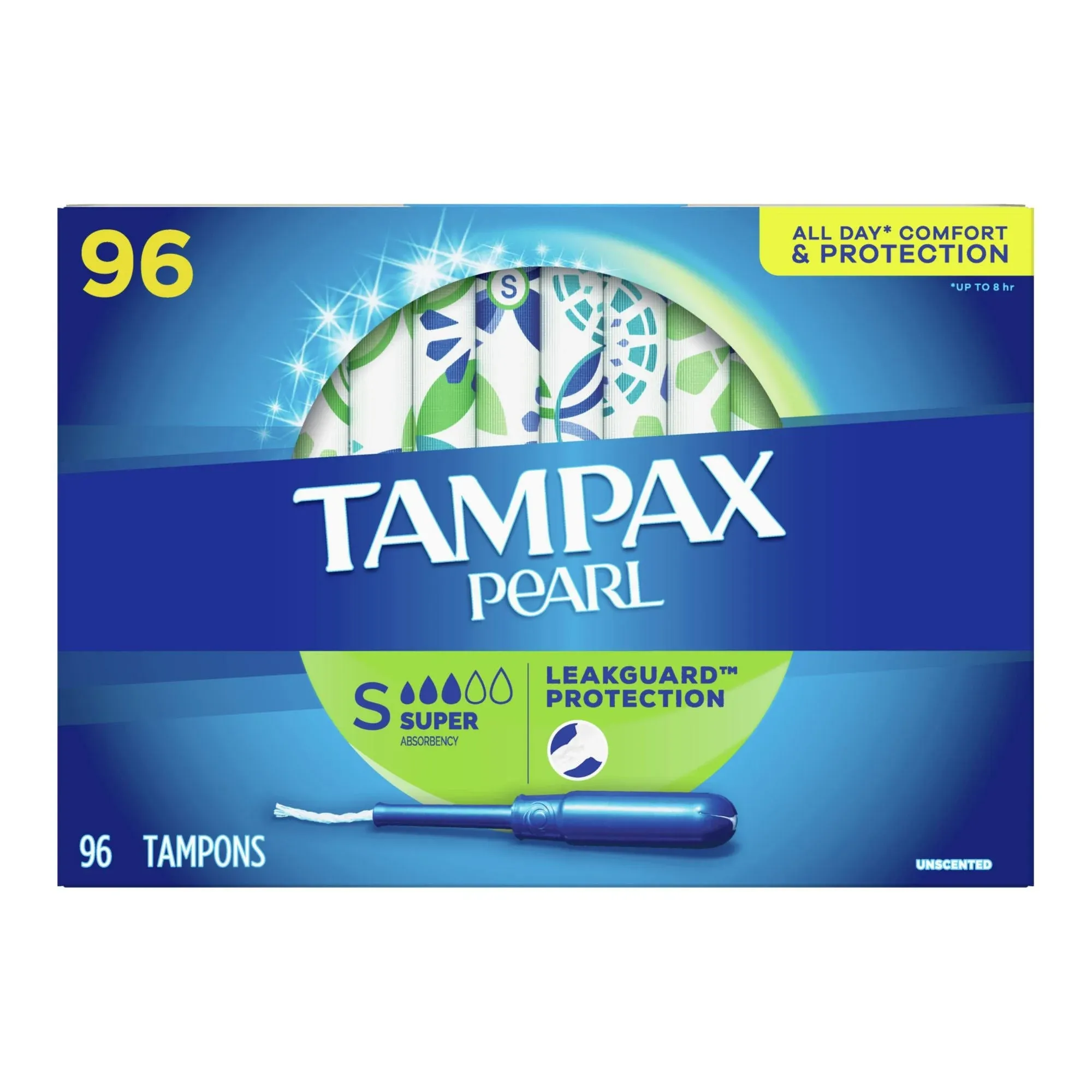 Tampax Super Absorbency Leakguard Braid Tampons (6.4 oz, 18 ct)