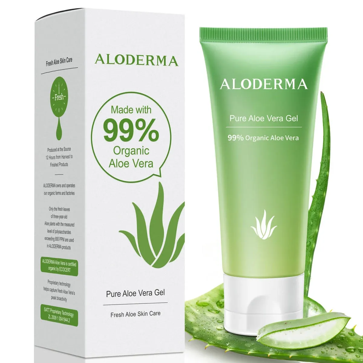 Aloderma Pure Aloe Vera Gel - 114g, 1