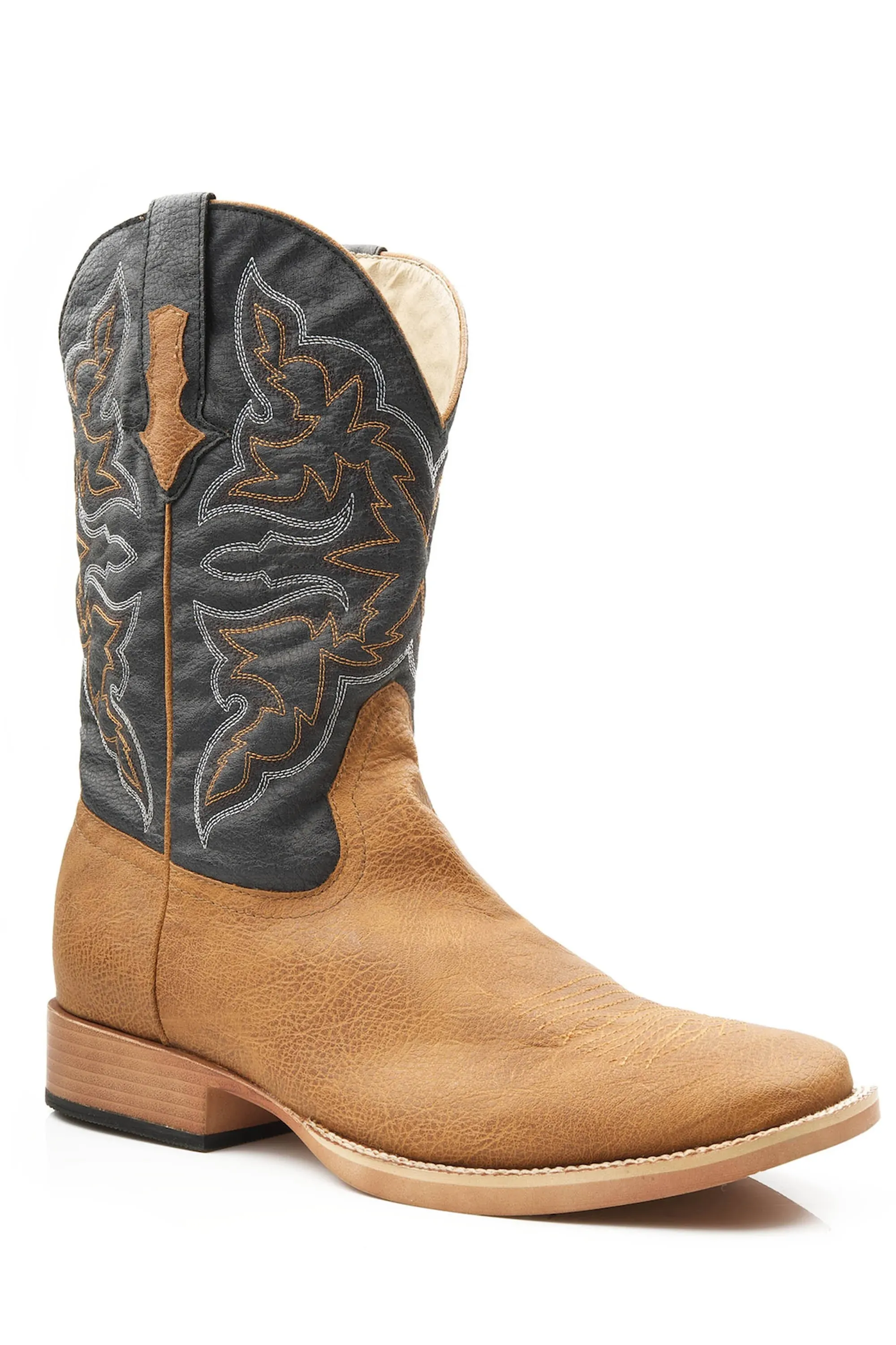 Roper Men's Tan Square Toe Western Boots