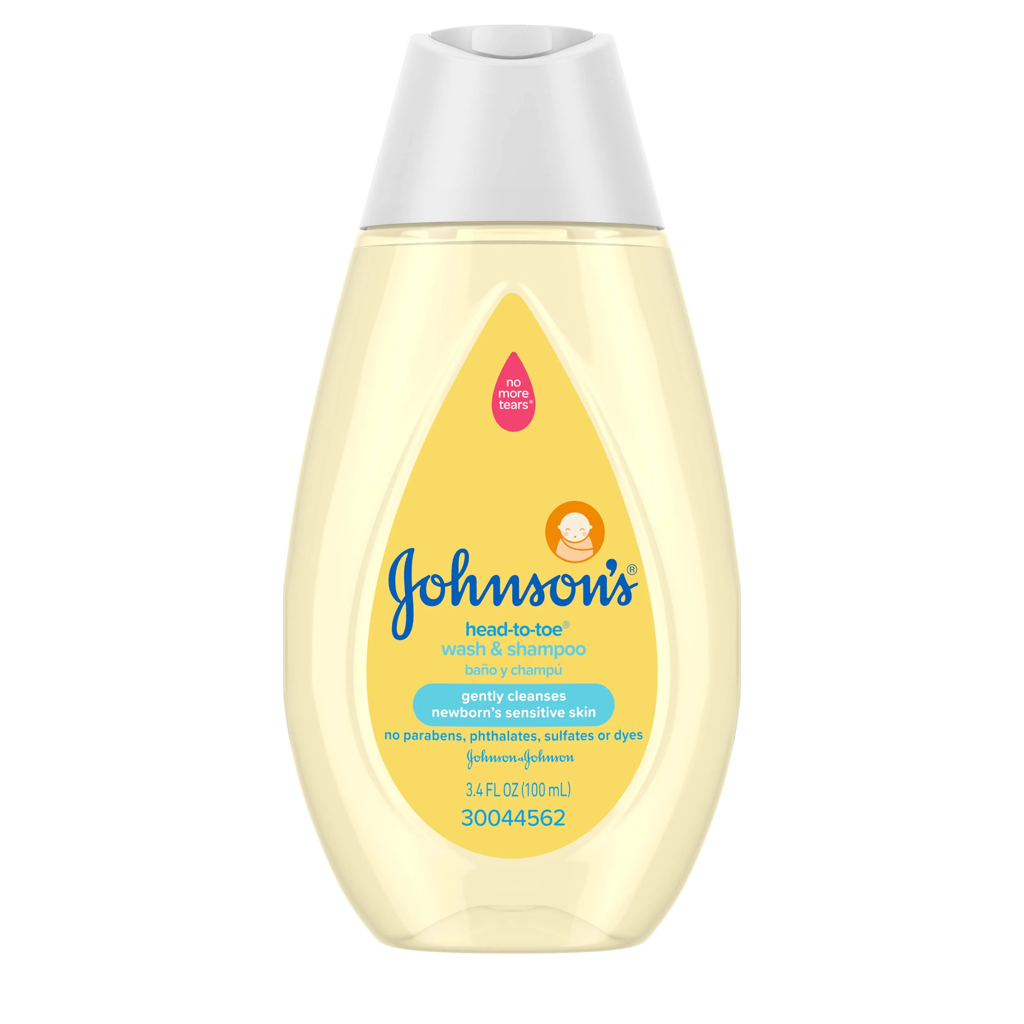 Johnson&#039;s Head-To-Toe Gentle Tear-Free Baby &amp; Newborn Wash &amp; Shampoo,...