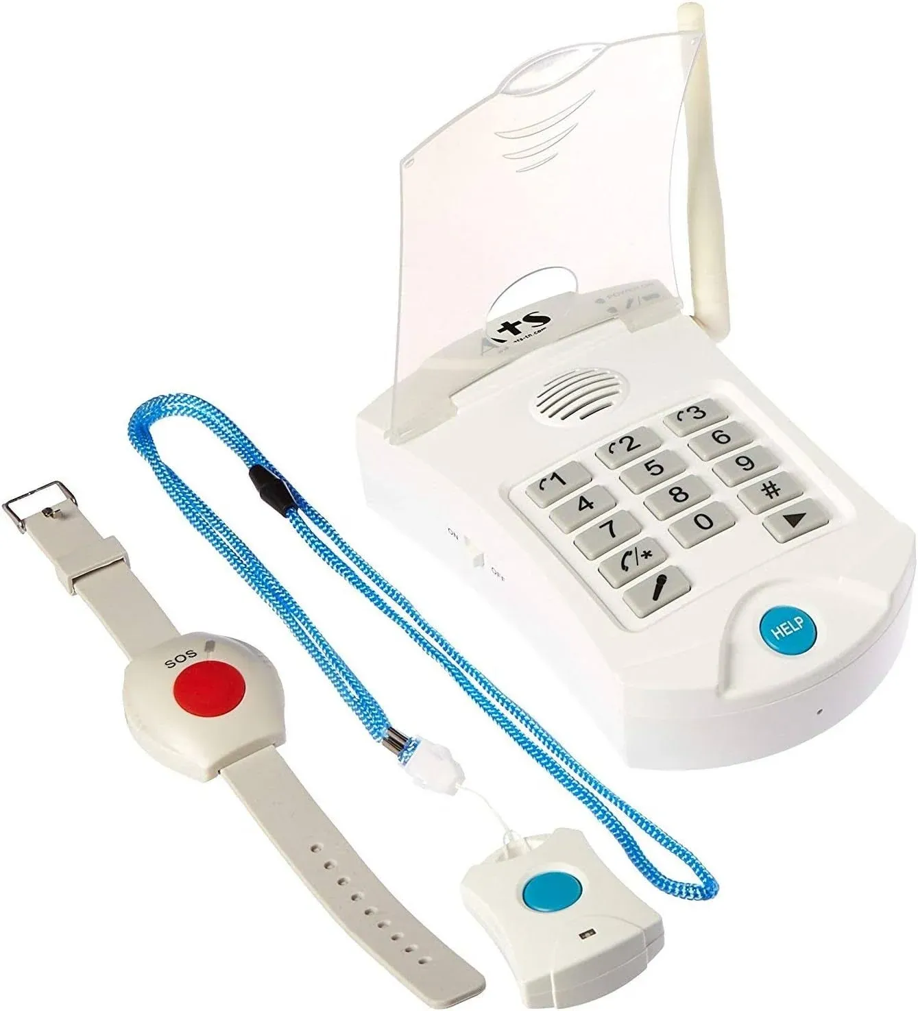 Lifes Guardian Medical Alarm Emergency Alert Landline Phone System No Monthly Charges HD700