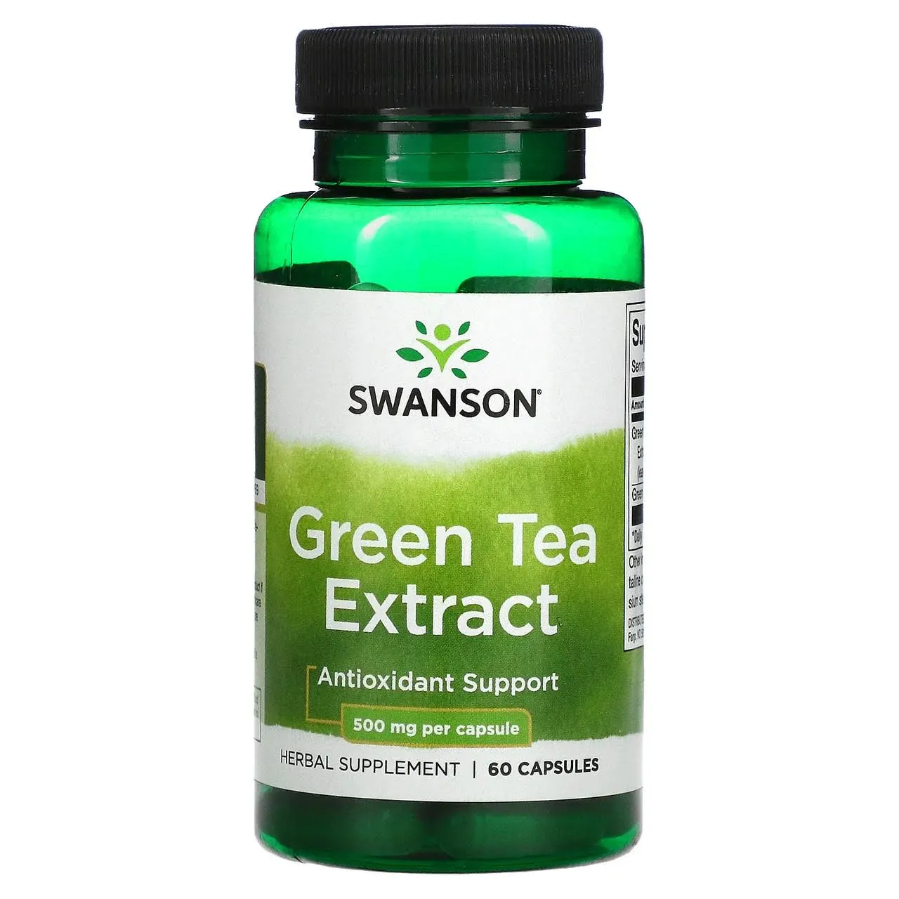 Swanson Green Tea Extract 500mg 60 Capsules