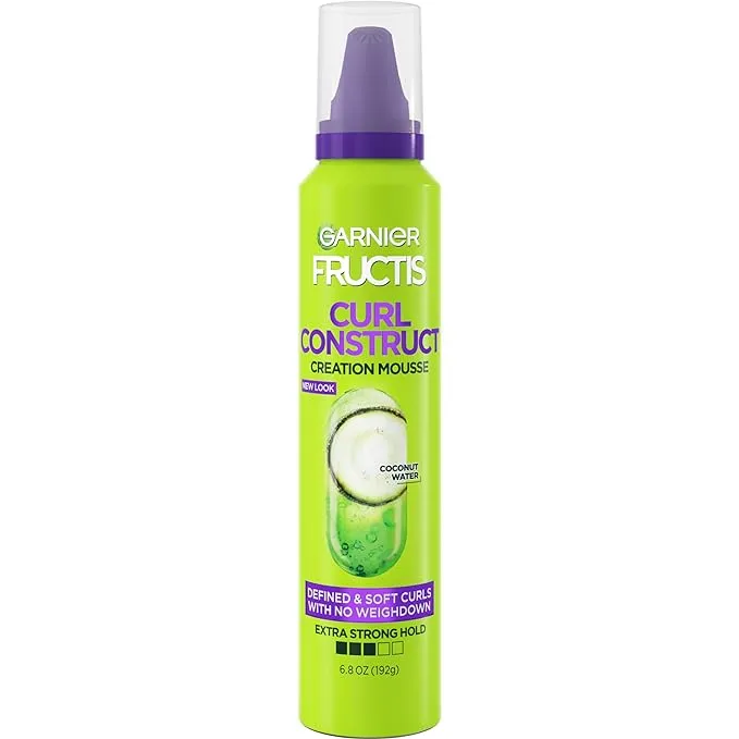 Fructis Mousse, Creation, Curl Construct, Extra Strong Hold 4 - 6.8 oz