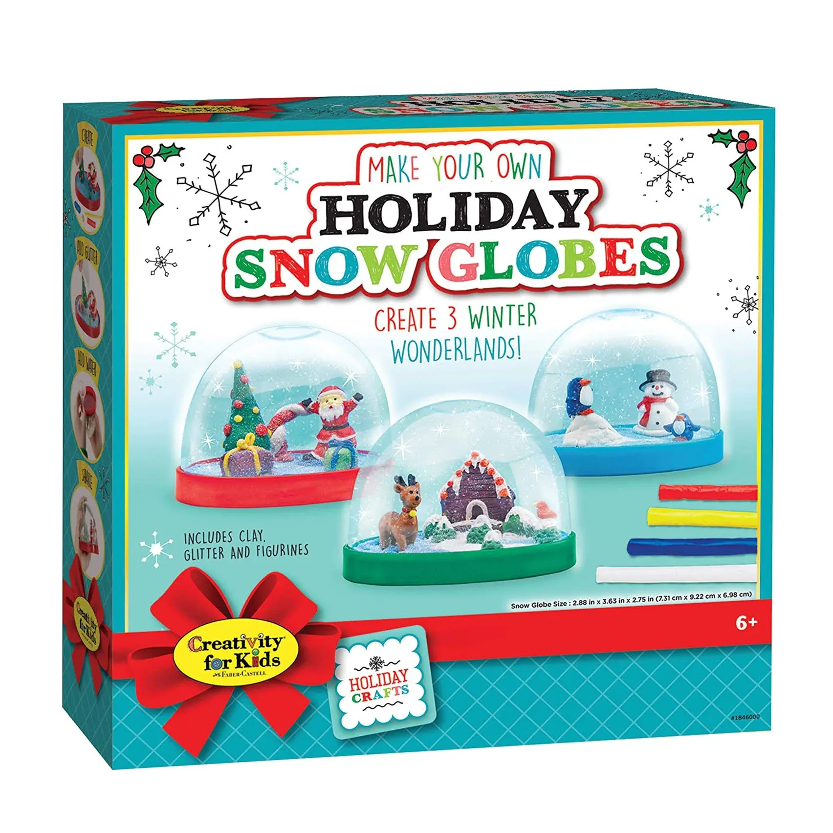 Creativity for Kids - Make Your Own Holiday Snow Globes