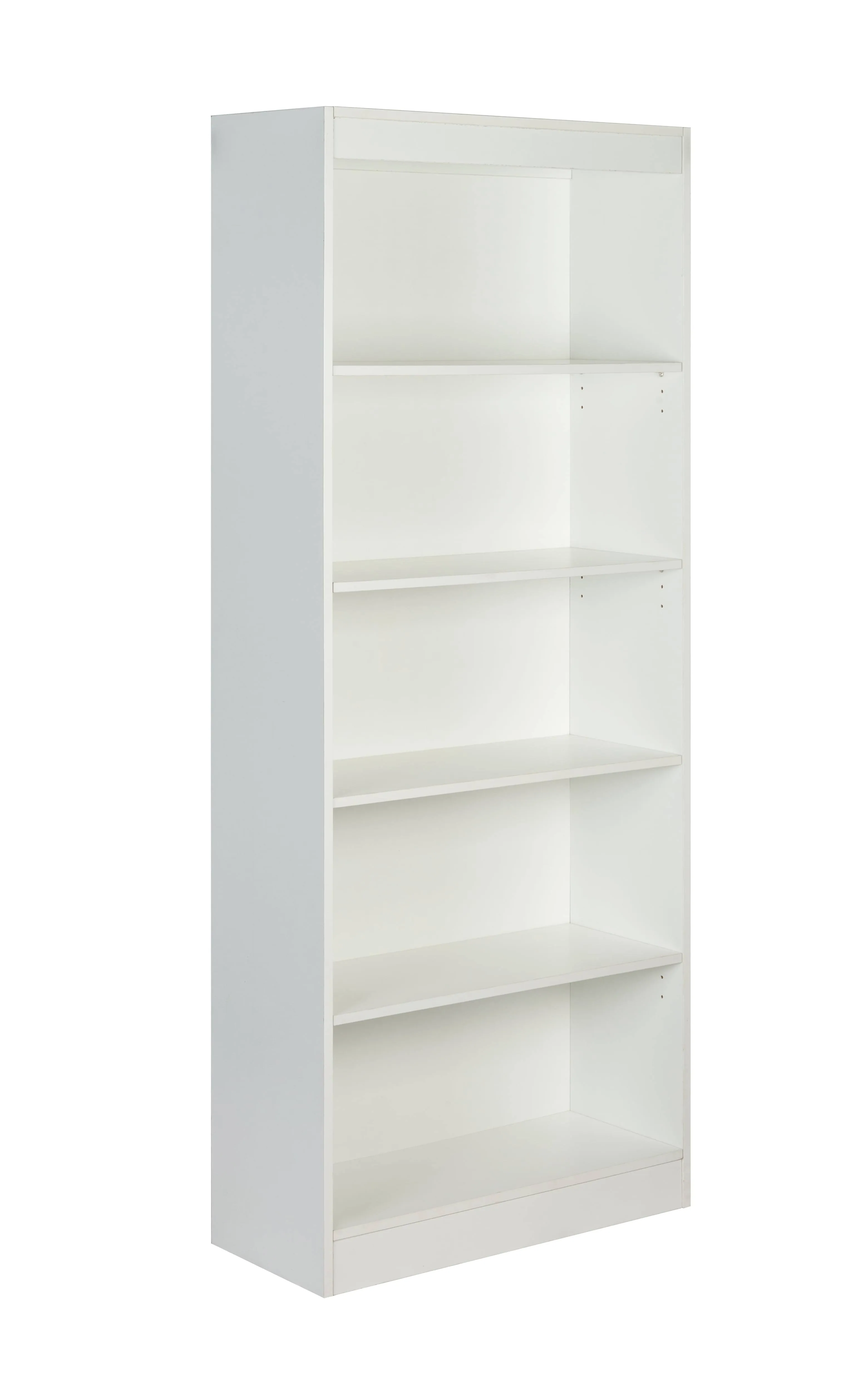 Essentials 5-Tier Bookshelf, White