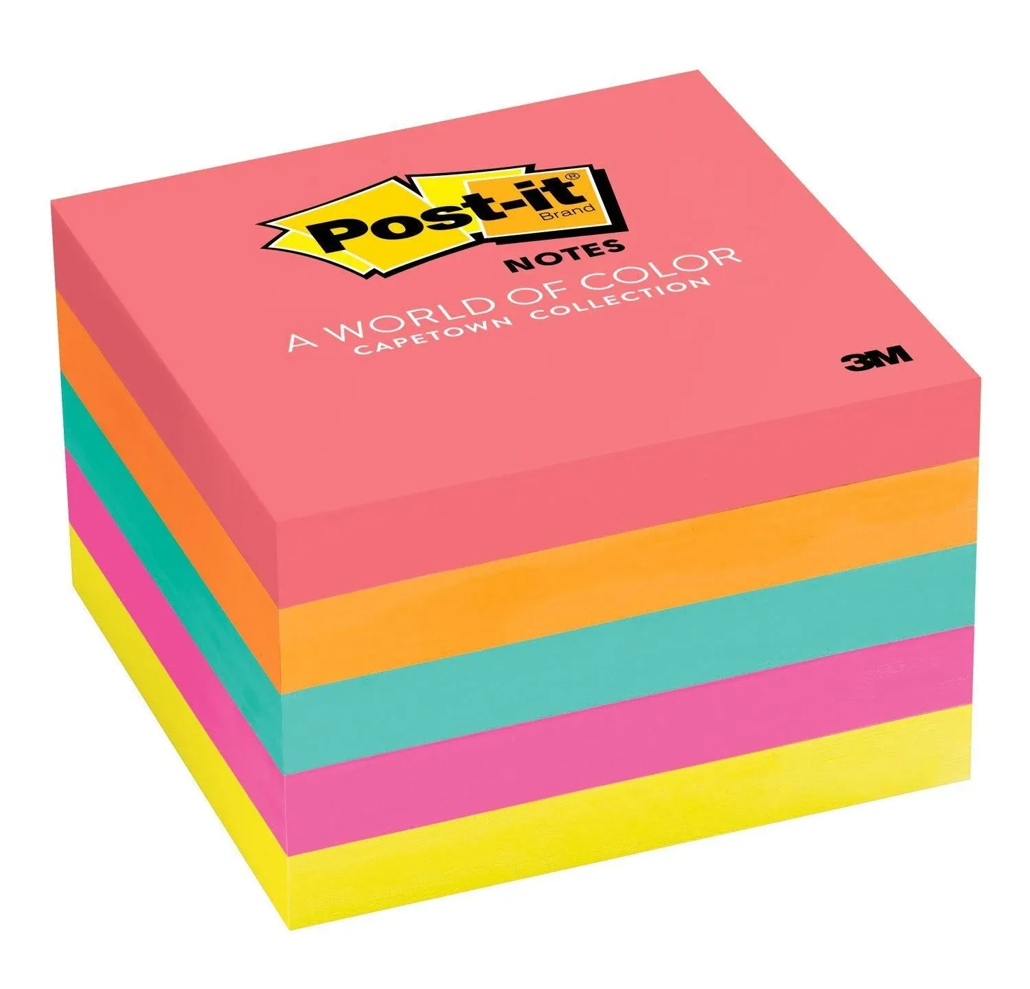 Post-it Notes, 1.5x2 in, 12 Pads, America's #1 Favorite Sticky Notes, Floral Fantasy Collection, Bold Colors, Recyclable (654-AST)