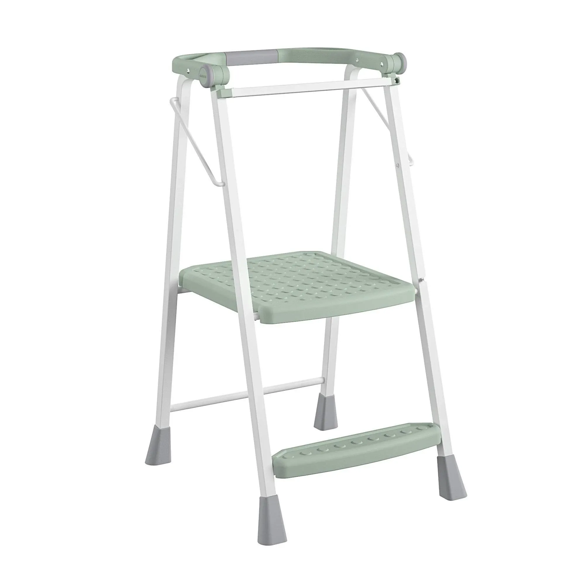 Cosco 2-Step Kitchen Stepper Folding Step Stool/Folding Kitchen Helper Steel