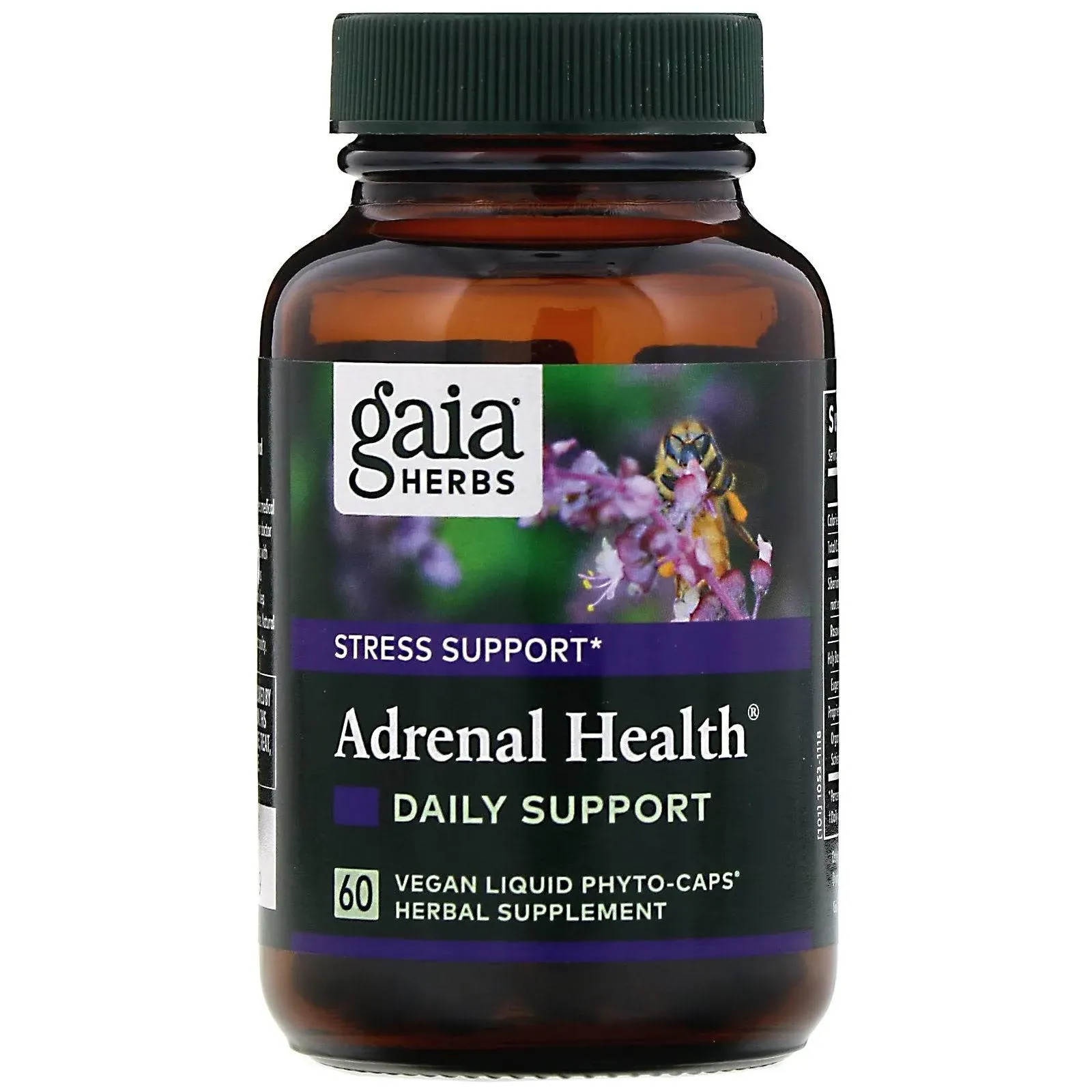 Gaia Herbs Adrenal Health with Holy Basil & Rhodiola, Capsules - 60 count