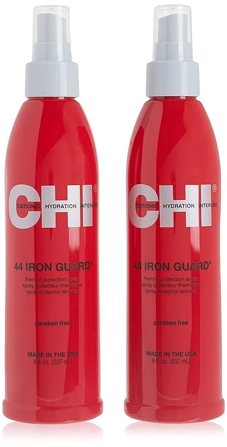 CHI 44 Iron Guard Thermal Protection Spray, Gray, 8 Oz, 2 Pack