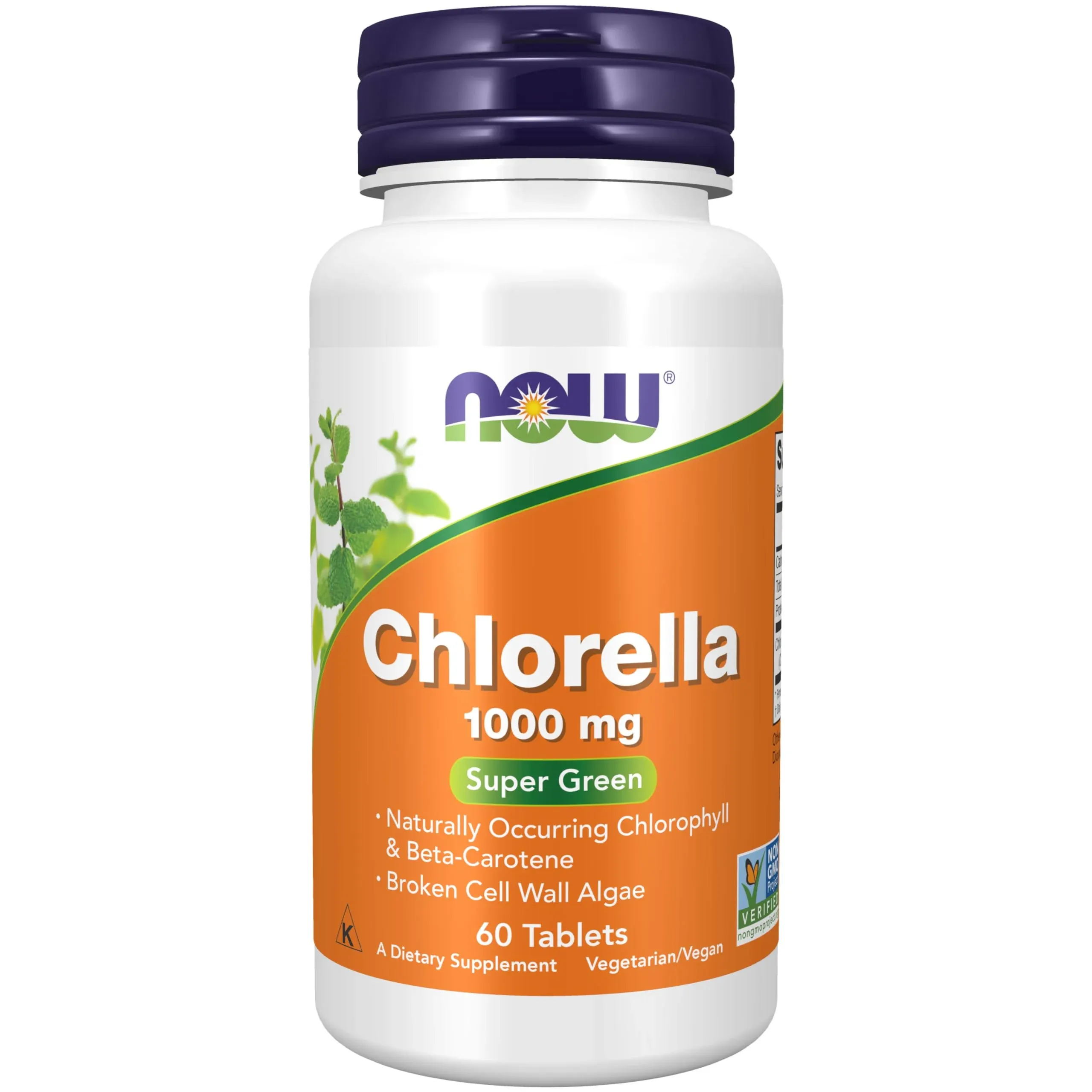 Now Chlorella 1000 mg - 60 Tablets