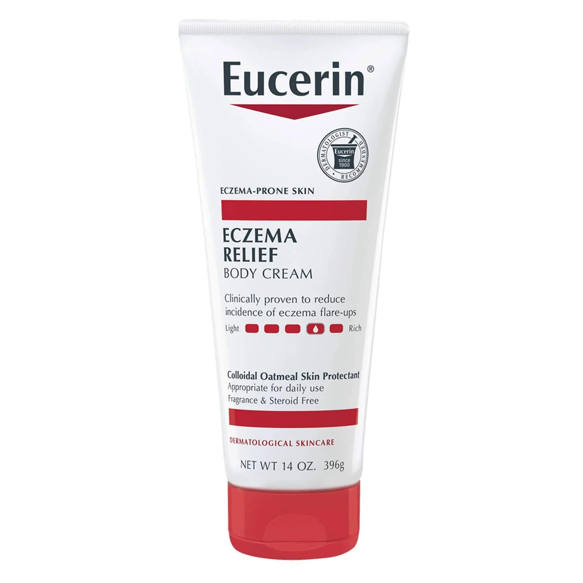 Eucerin, Crema para aliviar el eccema, Sin fragancia, 141 g (5 oz)