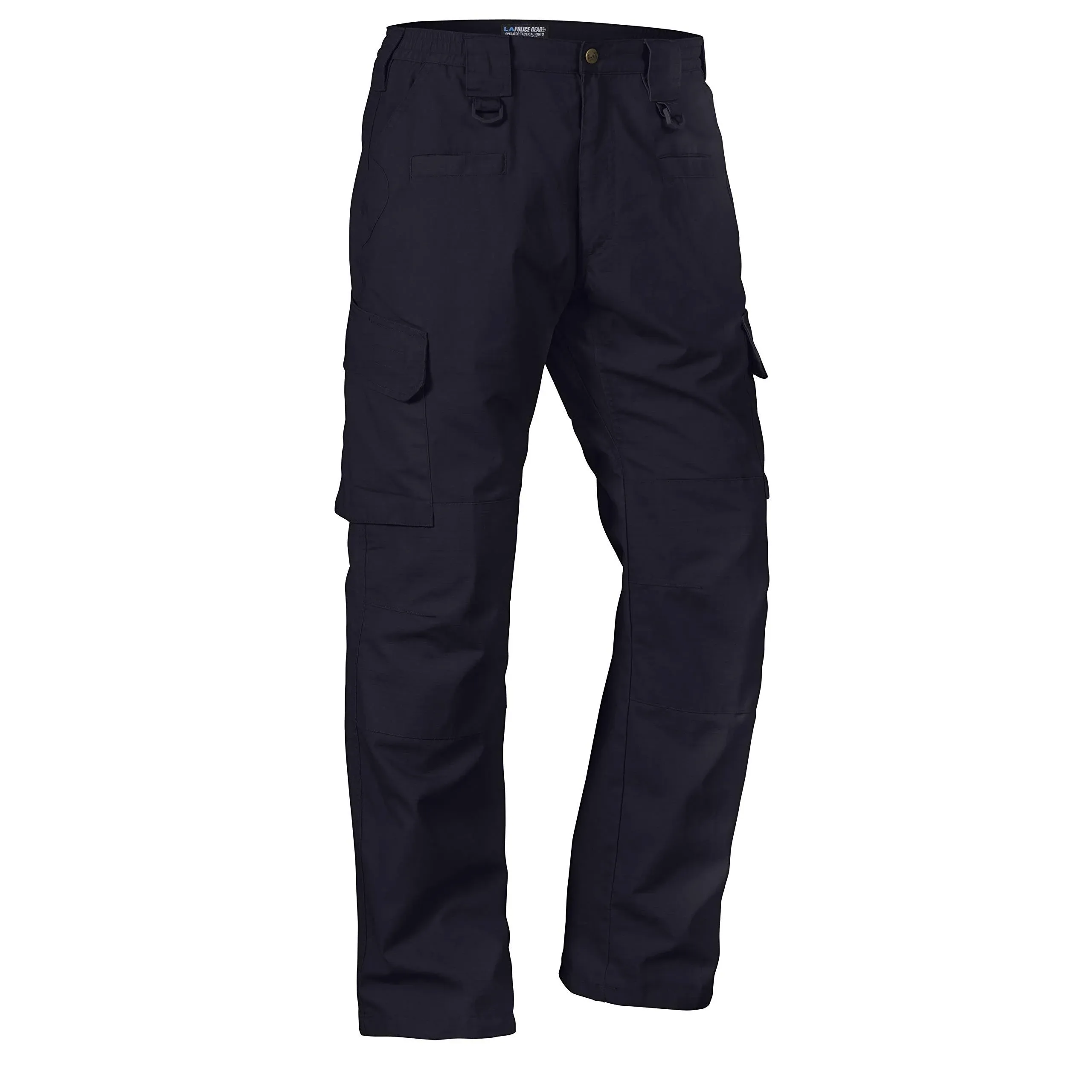 La Police Gear Men's Basic Operator Pant w/ Elastic Waistband | Navy Blue | 34/30 ...